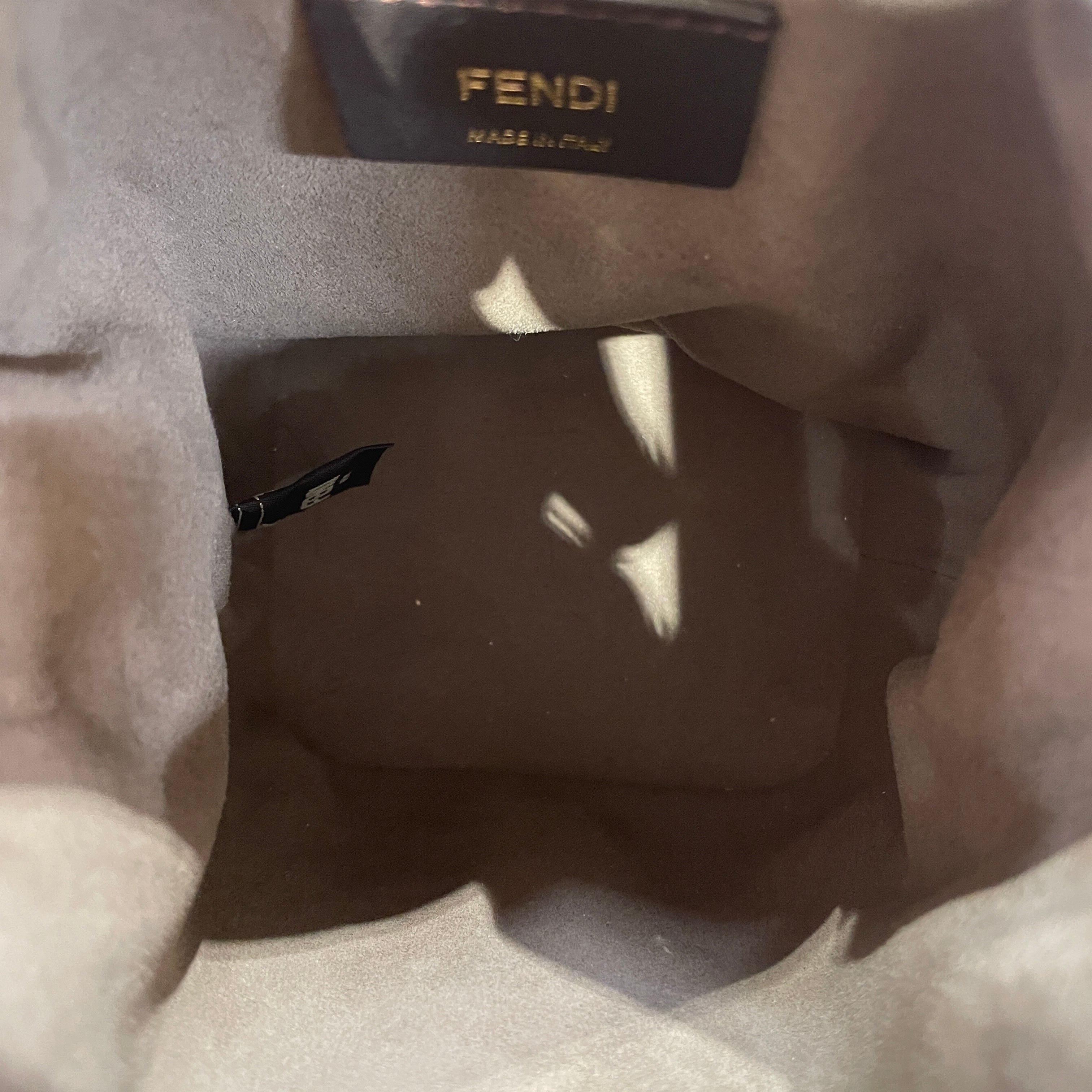 FENDI/FILA/Hand Bag/Monogram/Leather/WHT/MINI MON TRESOR view 4