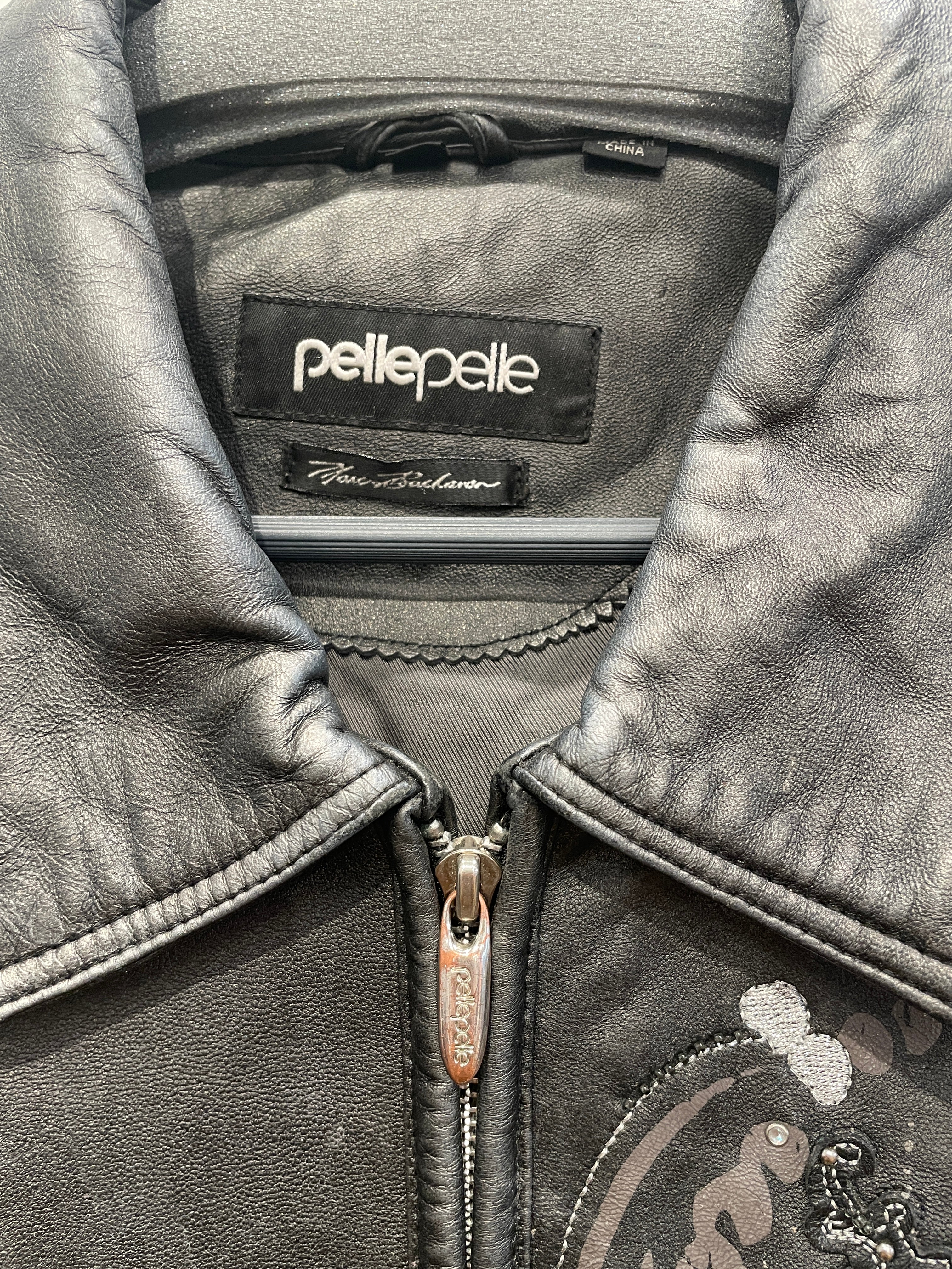 Pelle Pelle/Leather Jkt/50/Leather/BLK/Graphic/LEGEND REBORN STUDDED JKT view 3
