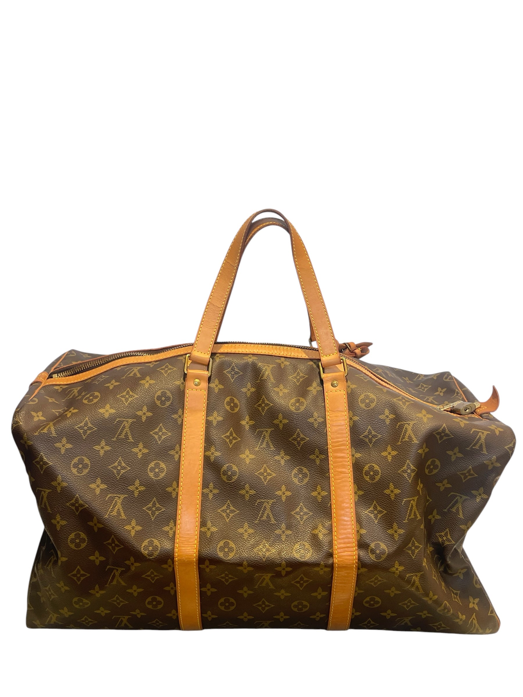 LOUIS VUITTON/Bag/All Over Print/Leather/MLT/keepball 50/lock/gld hard/brw view 2