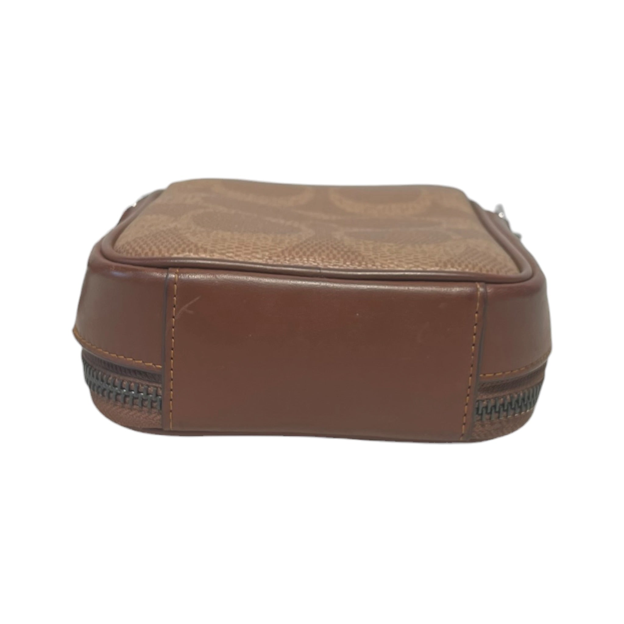 COACH/Cross Body Bag/Monogram/Leather/BRW/stanton crossbody view 3