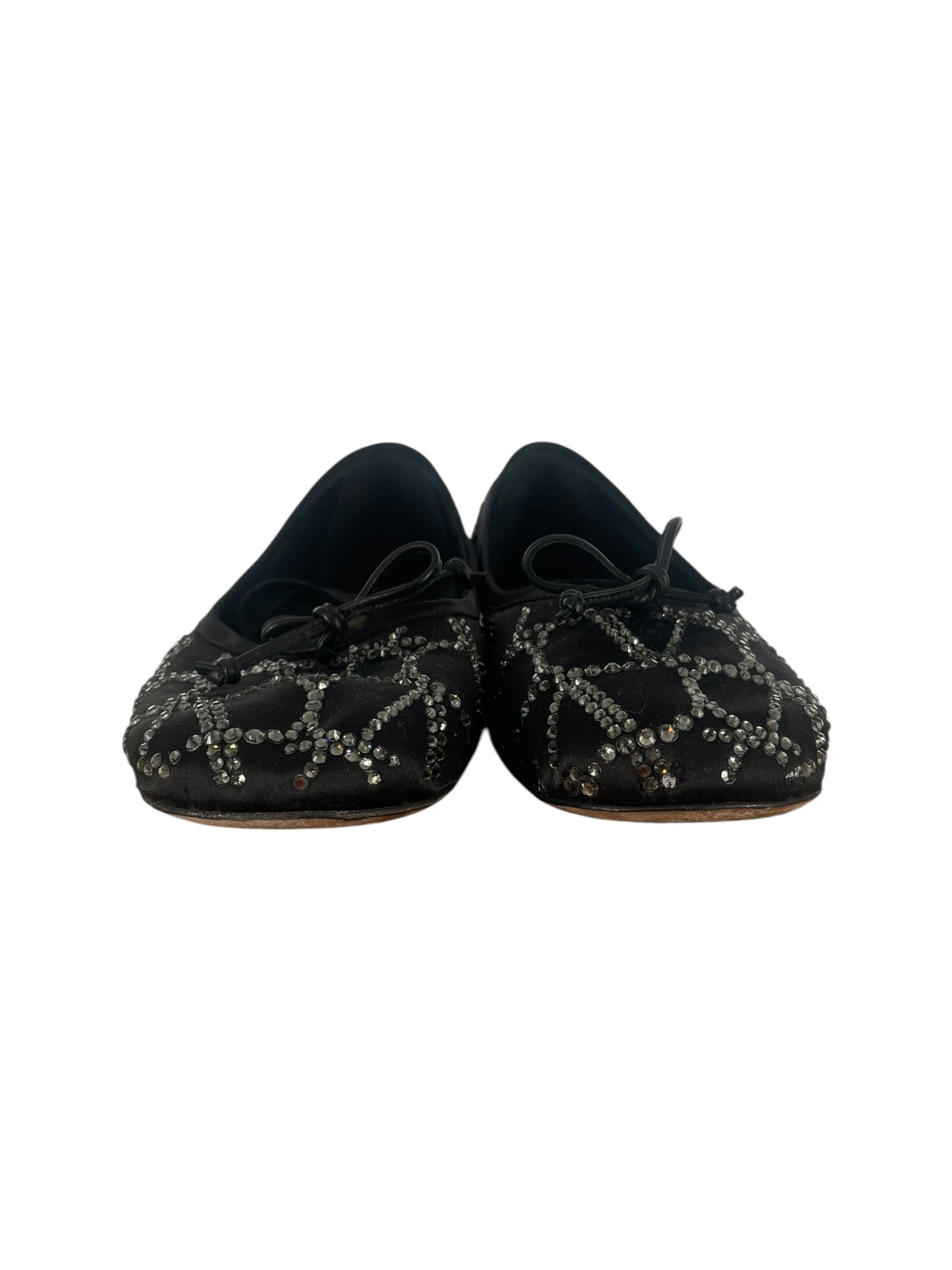 VALENTINO/Flat Shoes/EU 40/Stripe/Nylon/BLK/TOLIE ICONGRAPHE EMBELSHD view 4