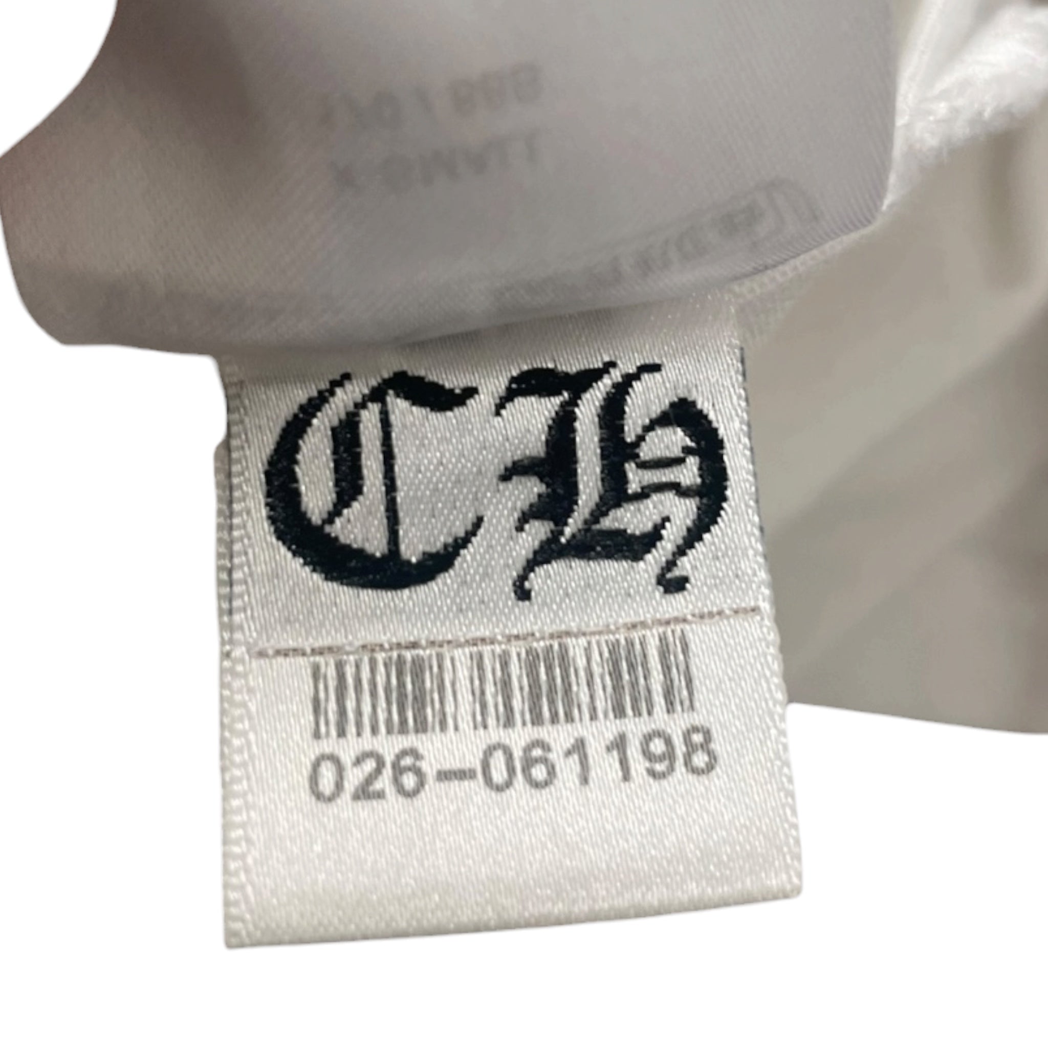 CHROME HEARTS/T-Shirt/XS/Cotton/WHT/Graphic/CEMETERY view 3