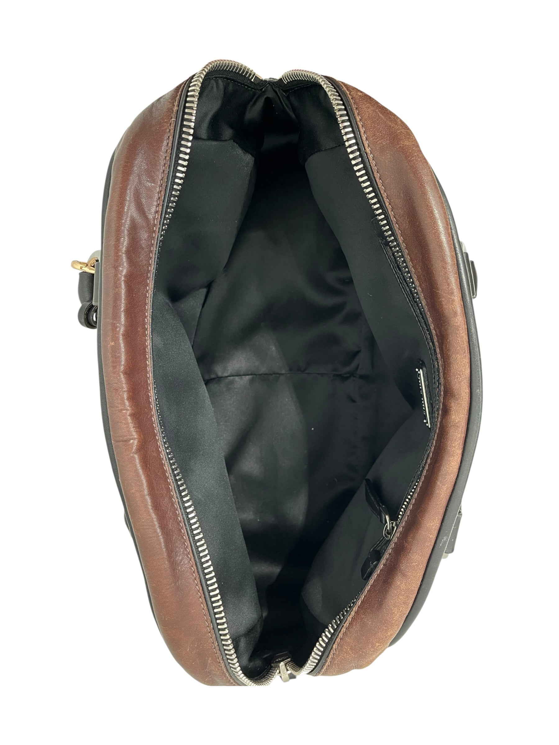 MIU MIU/Hand Bag/Border/Leather/BRW/LASER CUT  HANDLE BAG view 6