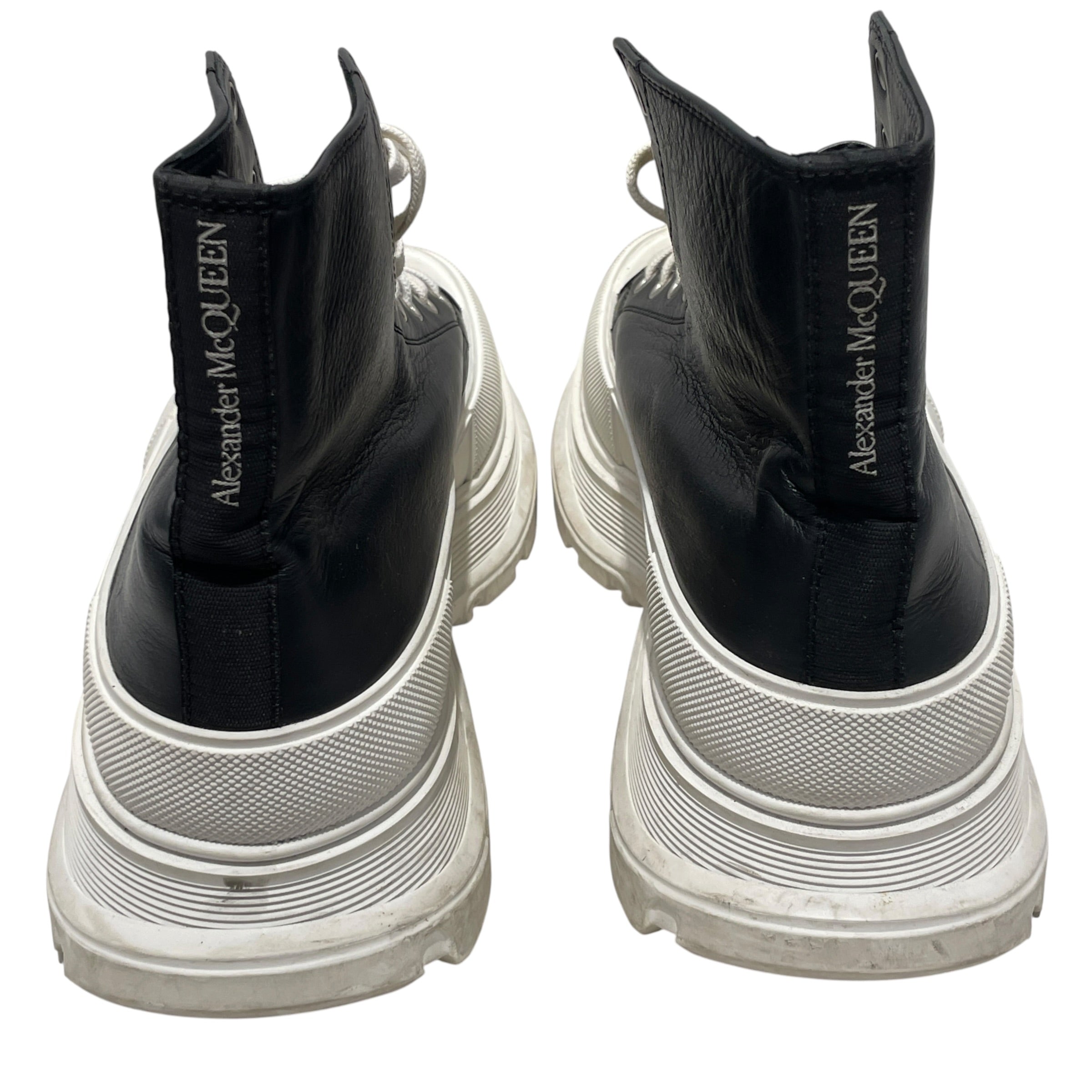 Alexander McQueen/Hi-Sneakers/US 11/Nylon/WHT/tread slick view 3