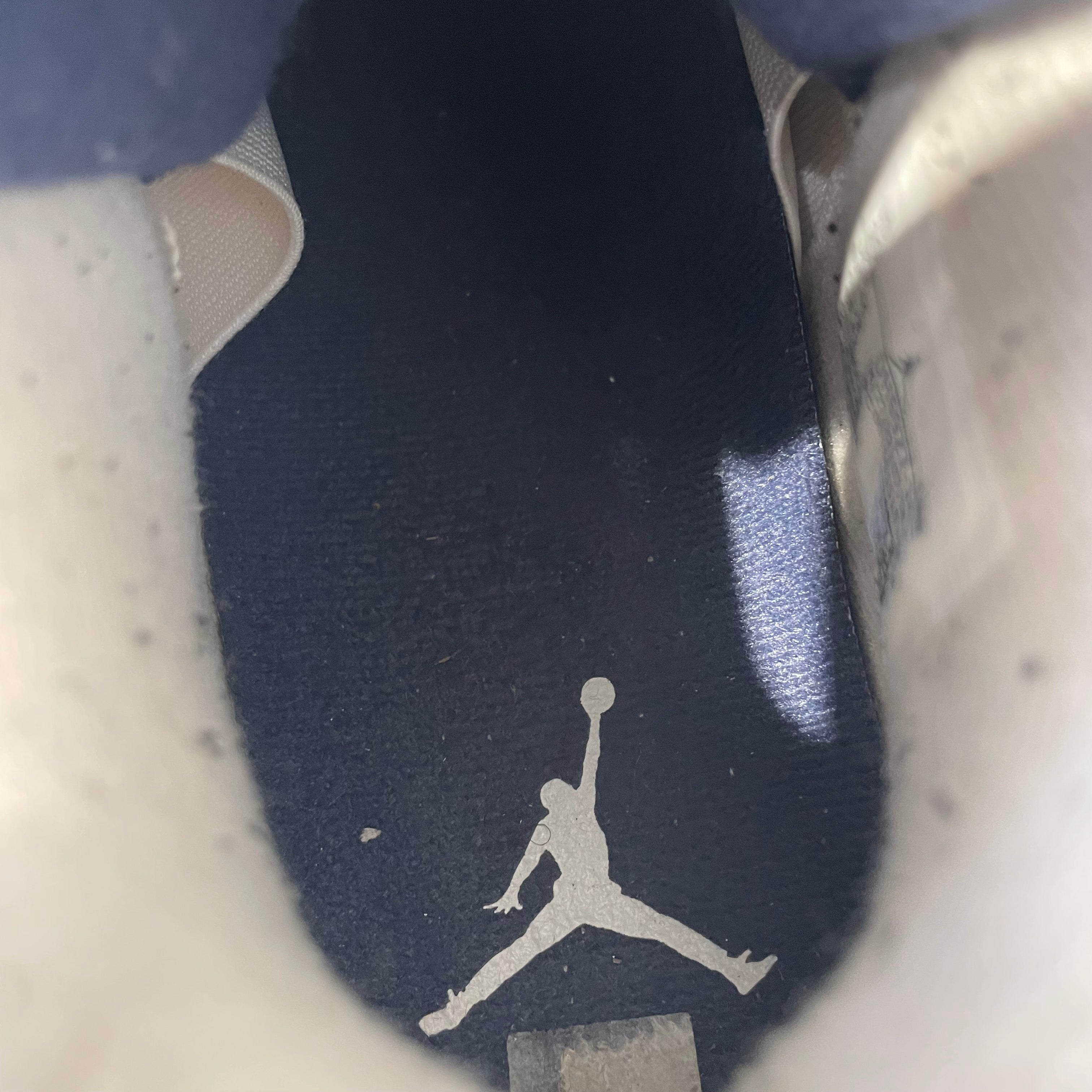 NIKE/AIR JORDAN 4 RETRO/Hi-Sneakers/US 10/Nylon/NVY/DH6927-140 view 3