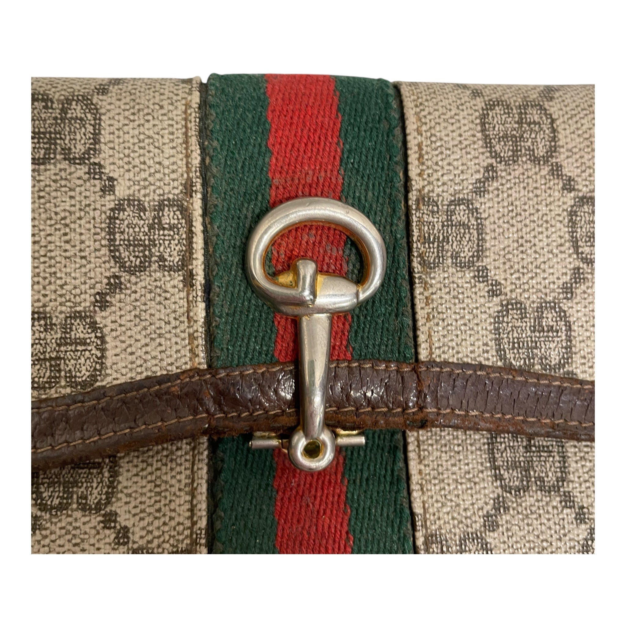 GUCCI/Vintage/Wallet/Monogram/Cotton/CML/GG SUPREME WRISTLET view 4