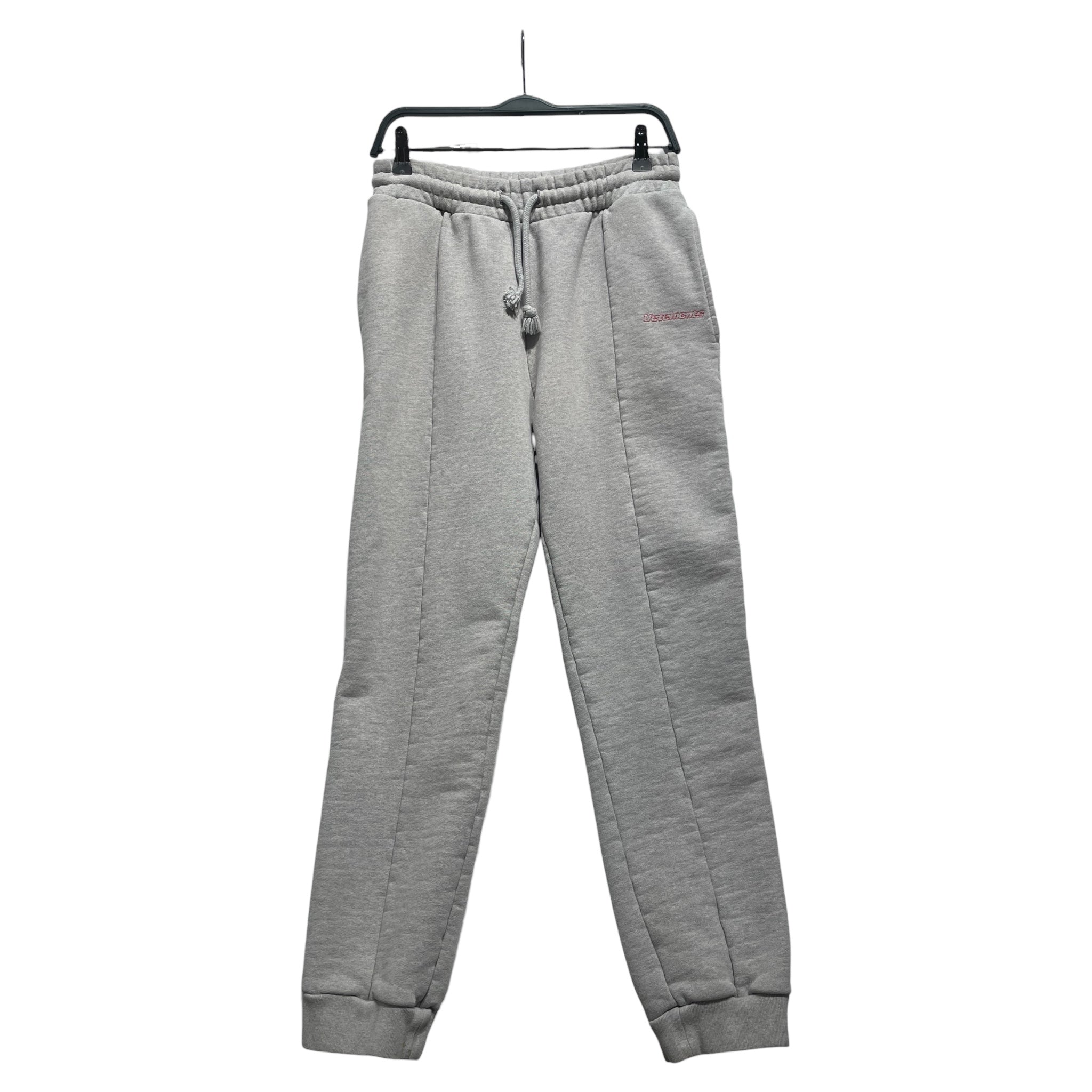 VETEMENTS/Pants/M/Cotton/GRY/Red logo sweats view 1