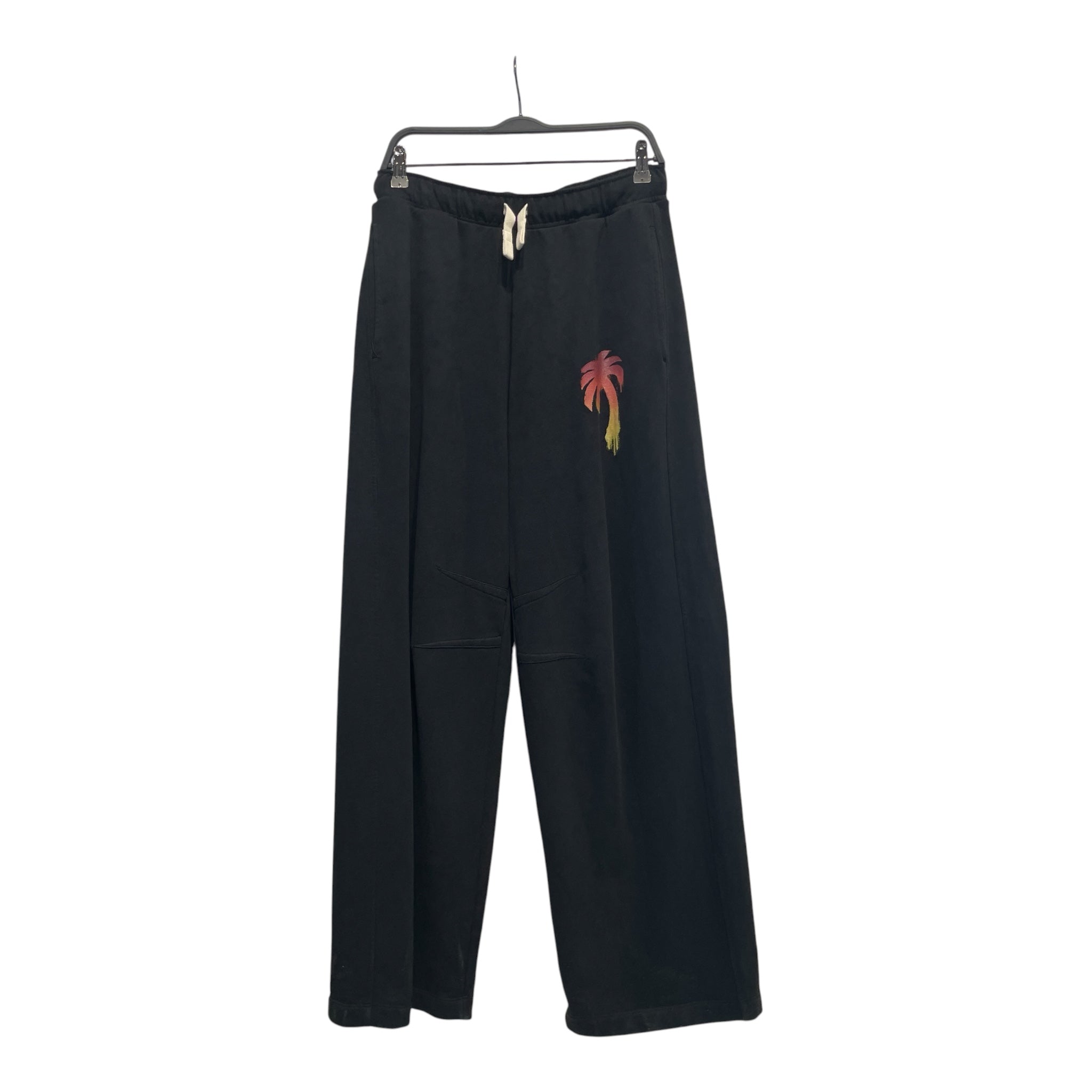 Palm Angels/Pants/S/Cotton/BLK/Graphic/PALM TREE view 1