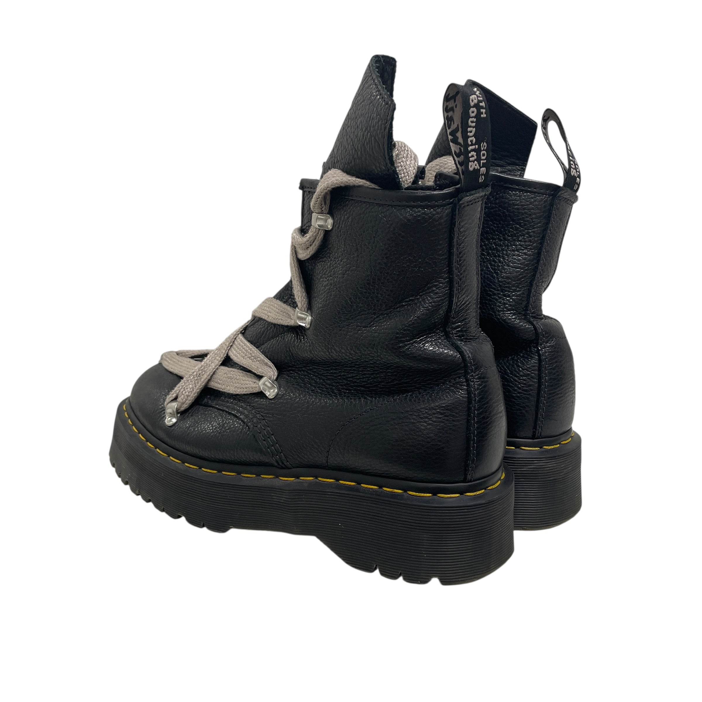 Rick Owens/Dr.Martens/Boots/US 11/Leather/BLK/CROSS LACES view 2