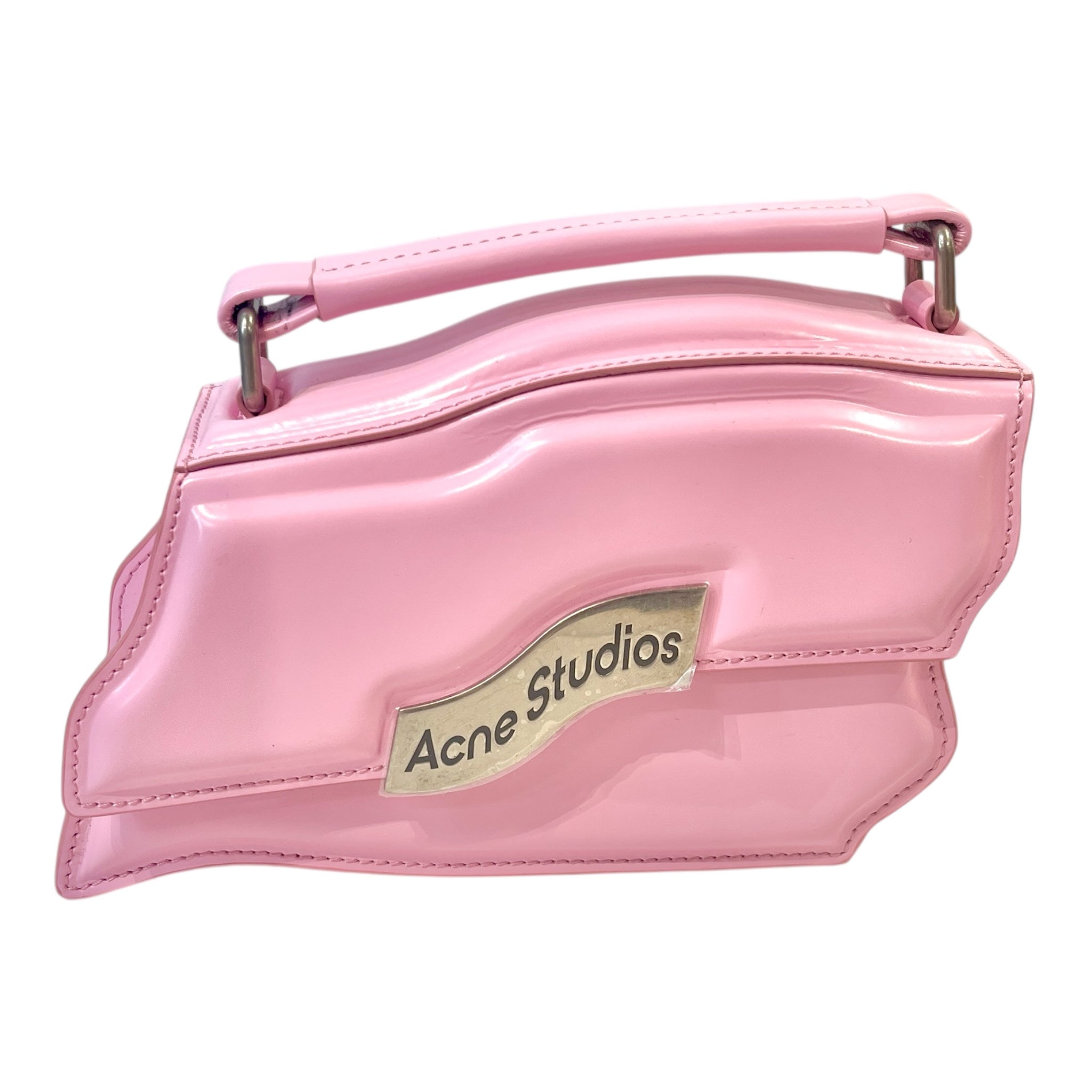 Acne Studios/Cross Body Bag/Leather/PNK/DISTORTION WAVY MINI BAG view 1