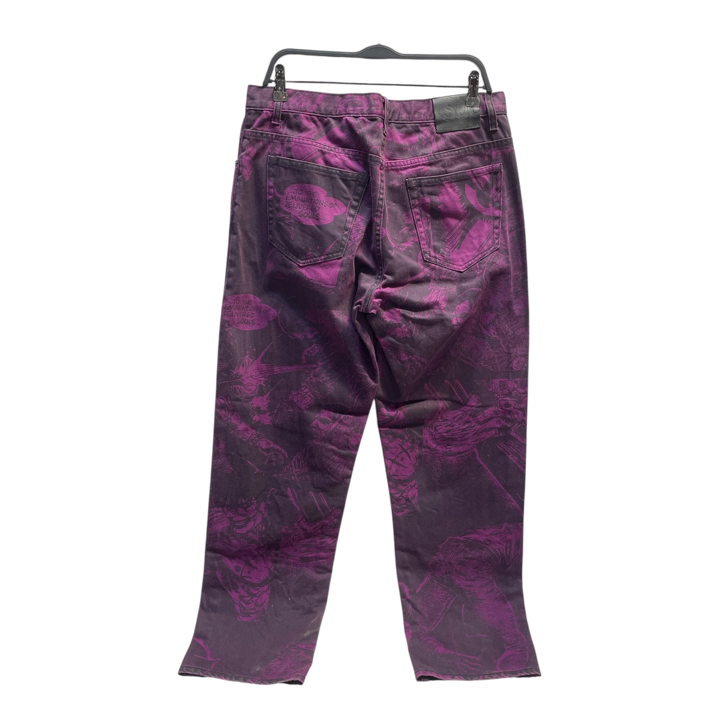 Supreme/Pants/32/Cotton/IDG/All Over Print/THE CROW view 2