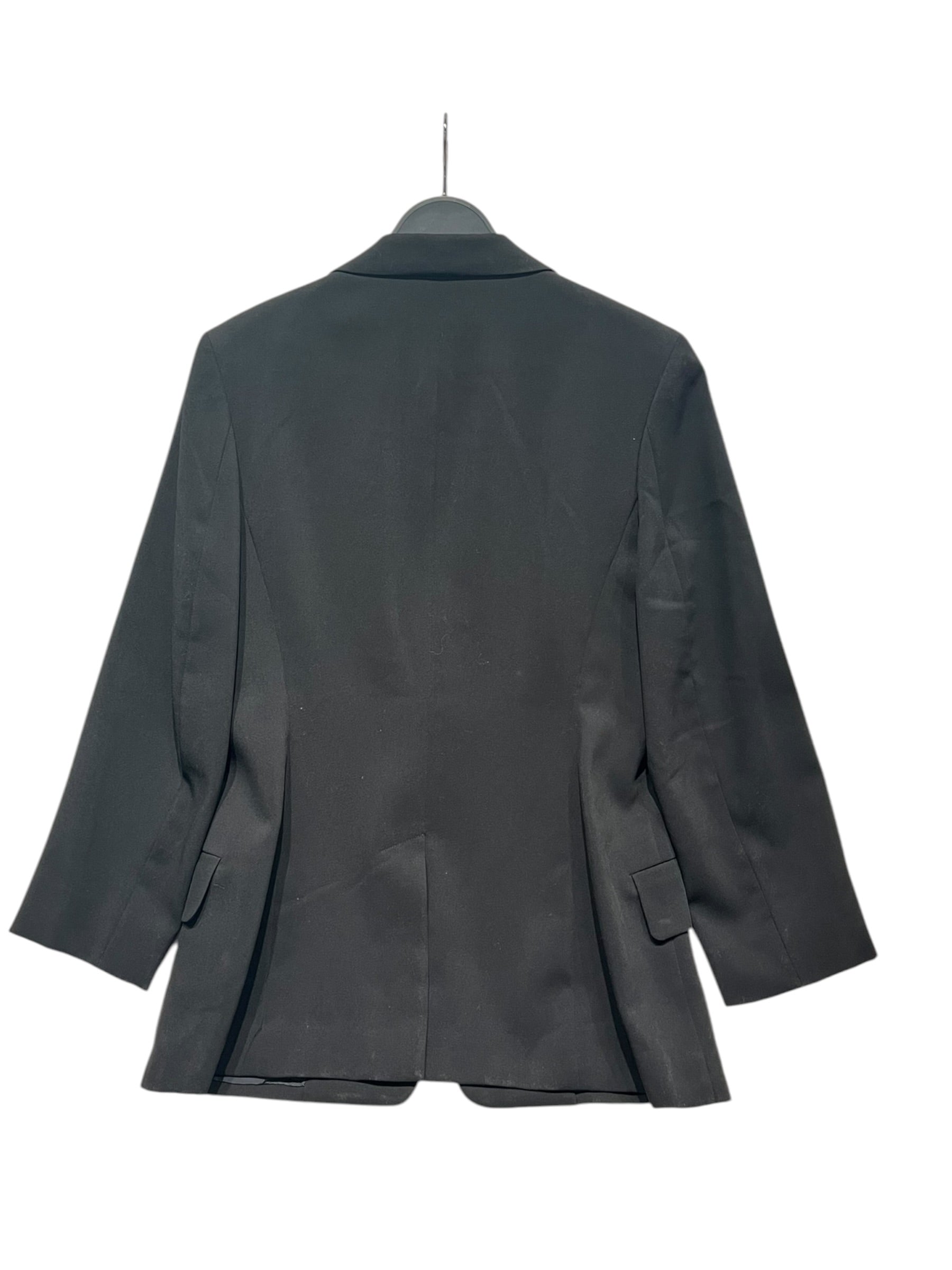 YOHJI YAMAMOTO/Peacoat/M/Wool/BLK/BLAZER WOOL BLEND view 2