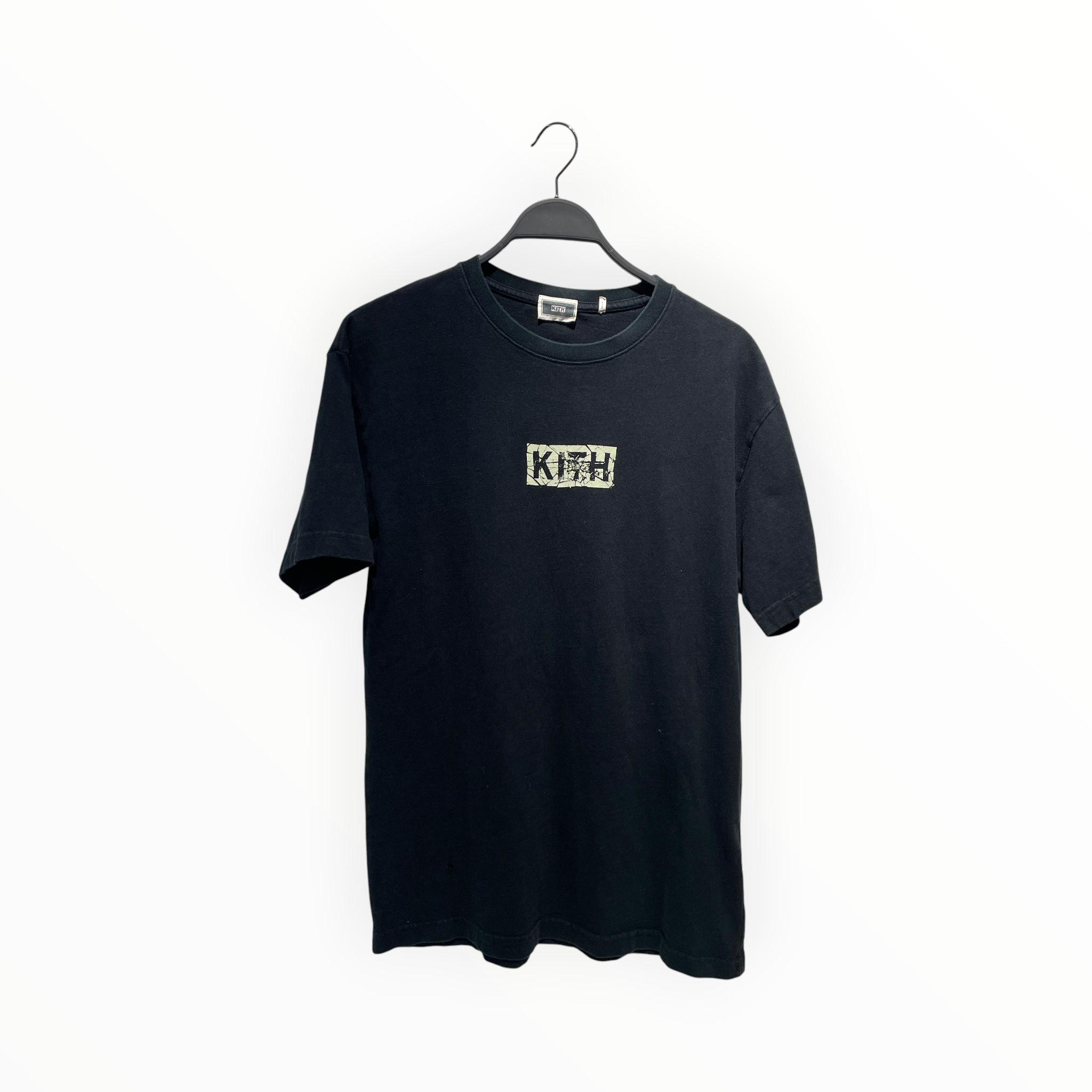 KITH/T-Shirt/M/Cotton/BLK/Graphic/Splintered Logo Tee view 1