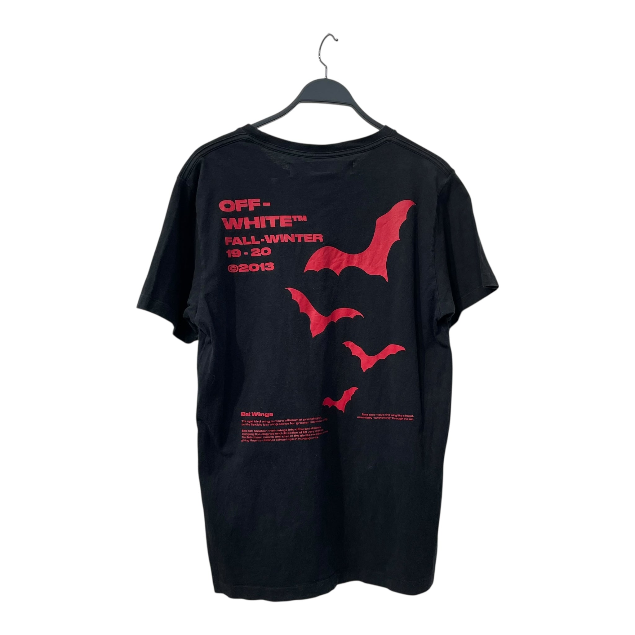OFF-WHITE/T-Shirt/M/Cotton/BLK/off-white view 2