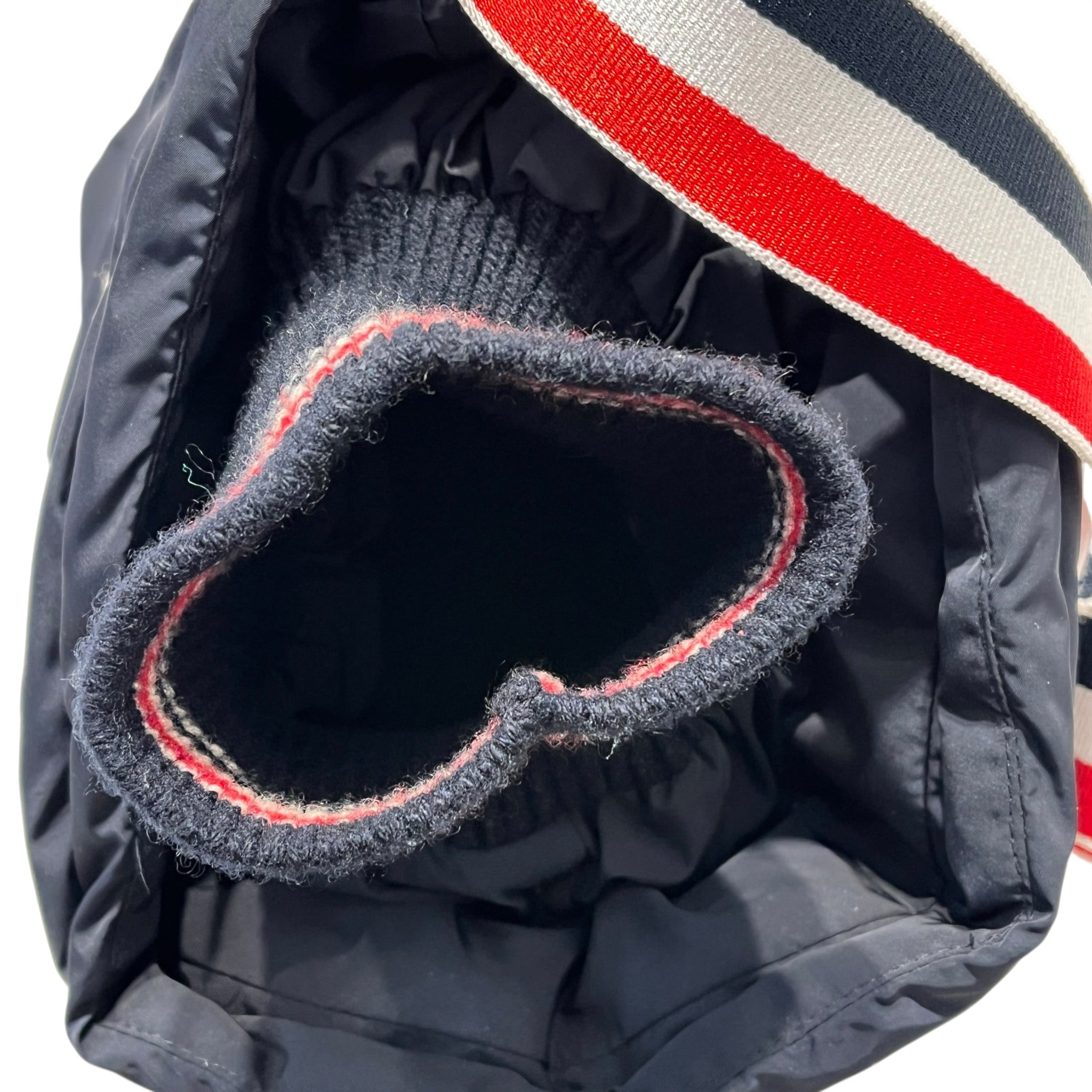 THOM BROWNE. NEW YORK/Cross Body Bag/Stripe/Nylon/NVY/SILVER HARDWARE view 5