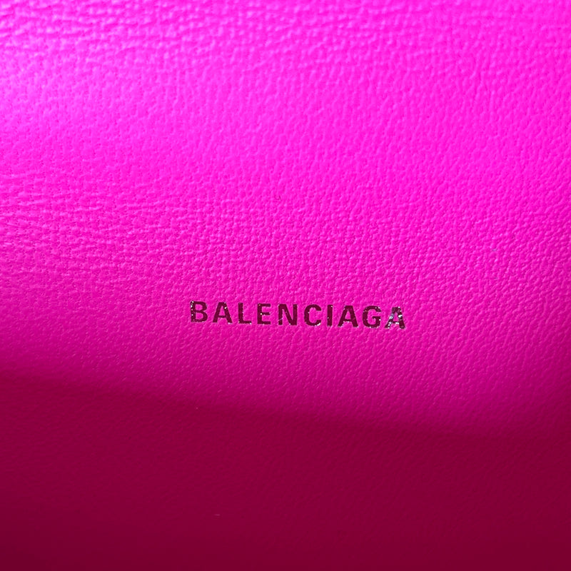 BALENCIAGA/Cross Body Bag/Leather/PNK/