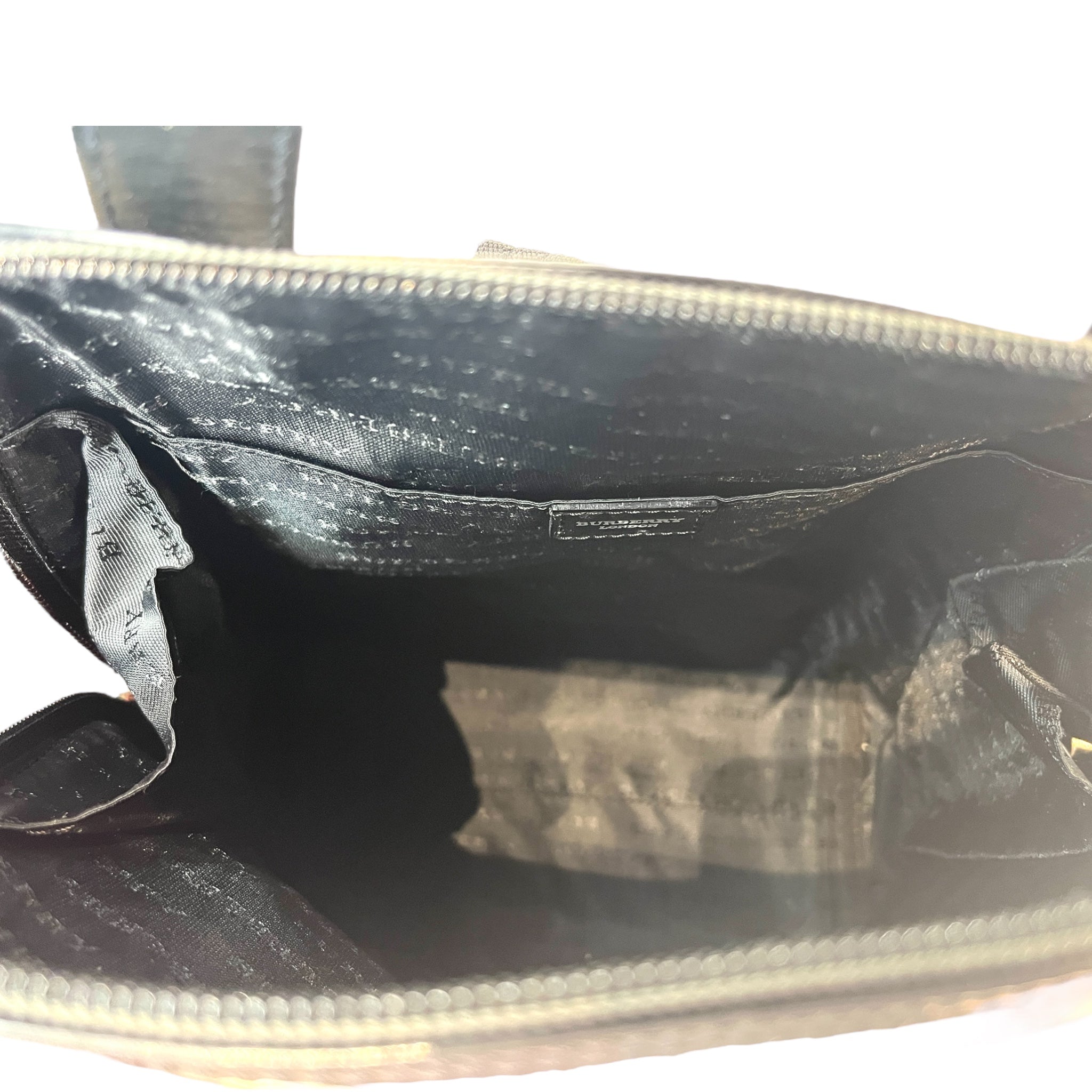 BURBERRY LONDON/Backpack/Plaid/Nylon/BEG/Nova Check view 4