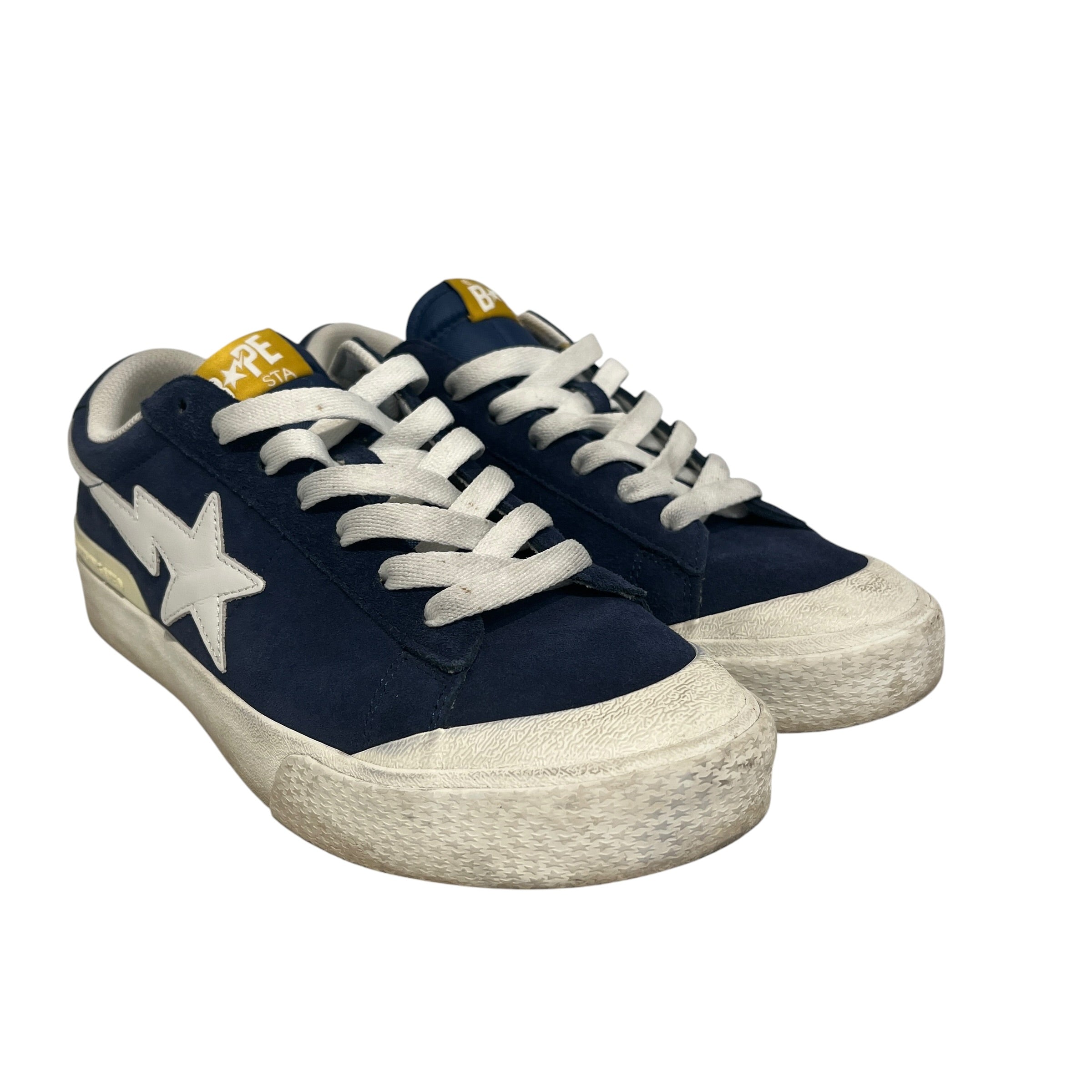 BAPE STA!/Low-Sneakers/US 8/Cotton/NVY/Madsta #1 view 1