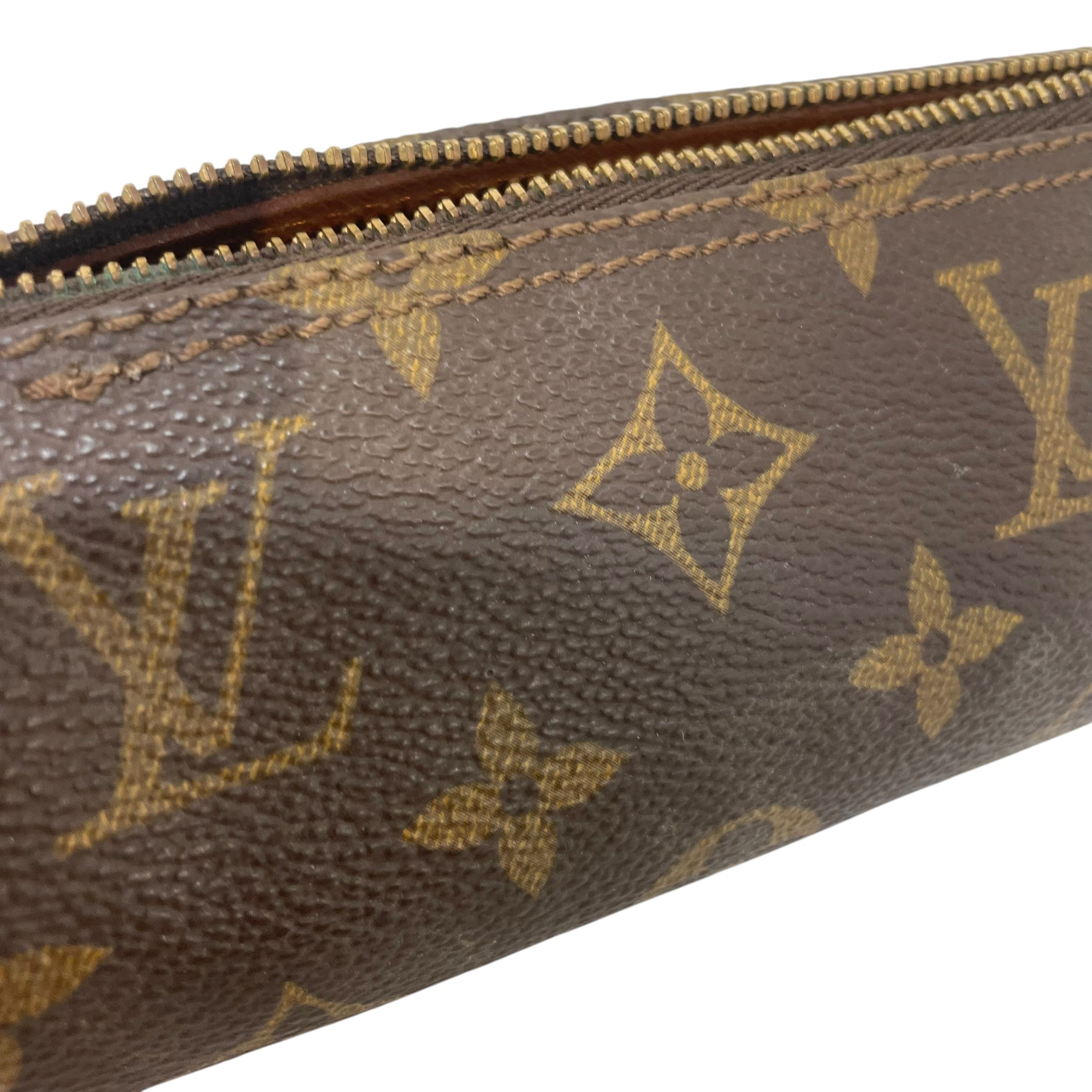 LOUIS VUITTON/Pouch/Monogram/Leather/BRW/papillon pochette view 6