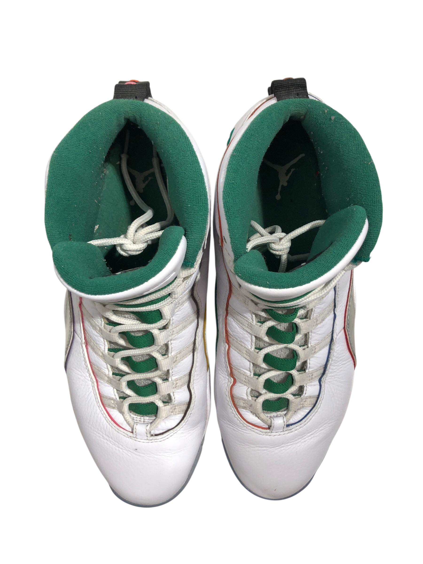 NIKE/Hi-Sneakers/US 11/Leather/WHT/Jordan 10 Retro WINGS view 6