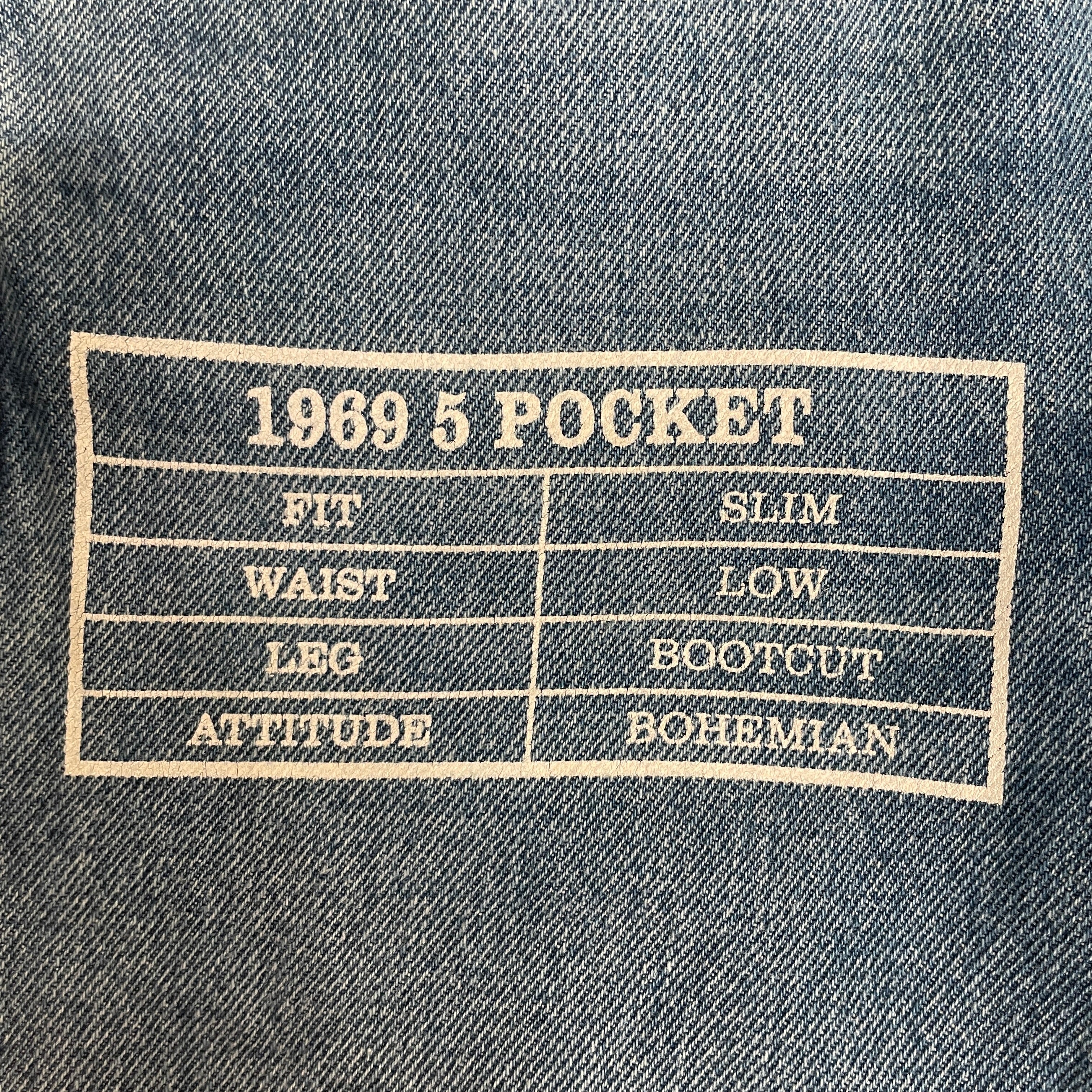 DIESEL/Bootcut Pants/26/Cotton/BLU/1969 5 POCKETS view 5