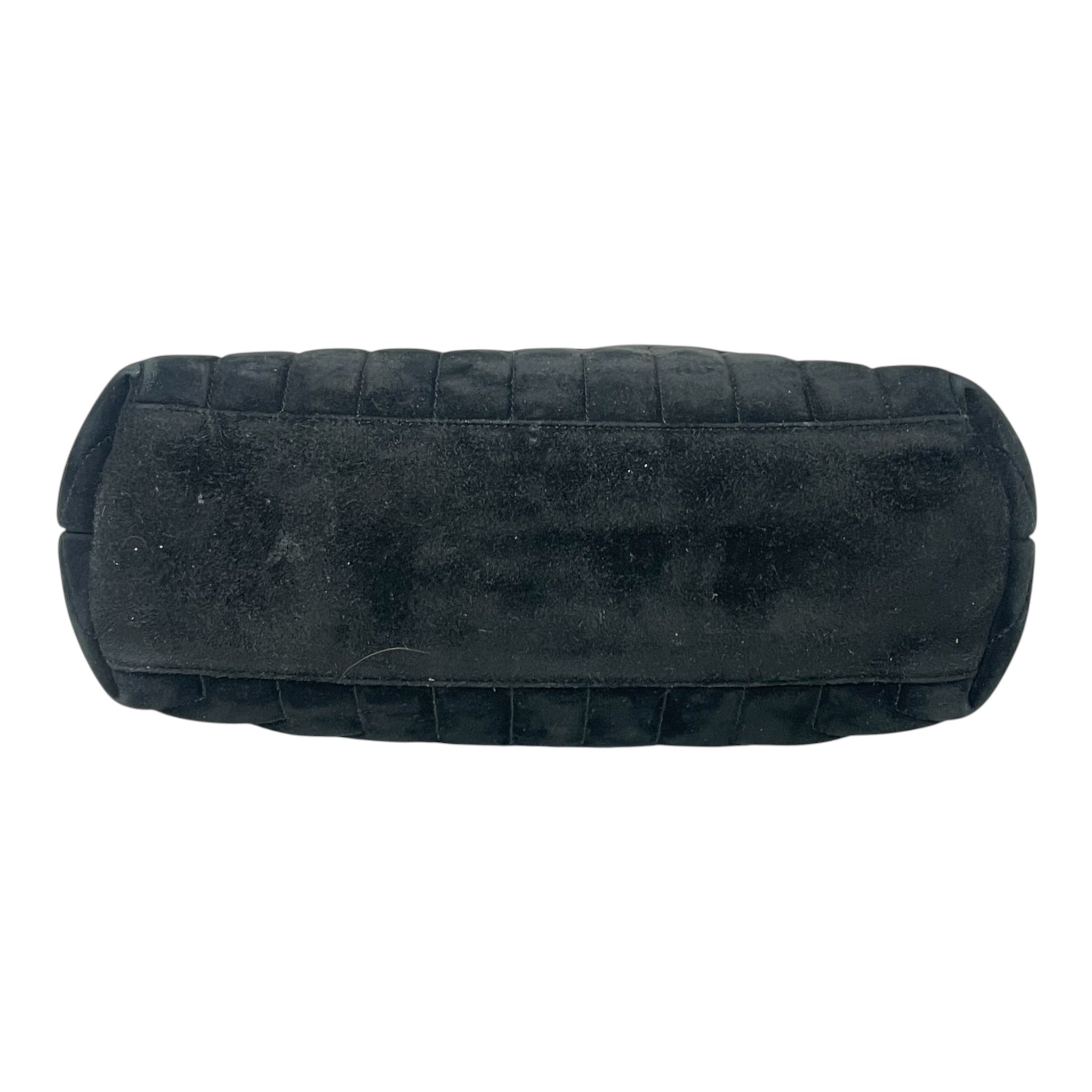 YVES SAINT LAURENT/Cross Body Bag/Suede/BLK/LouLou Bag view 4