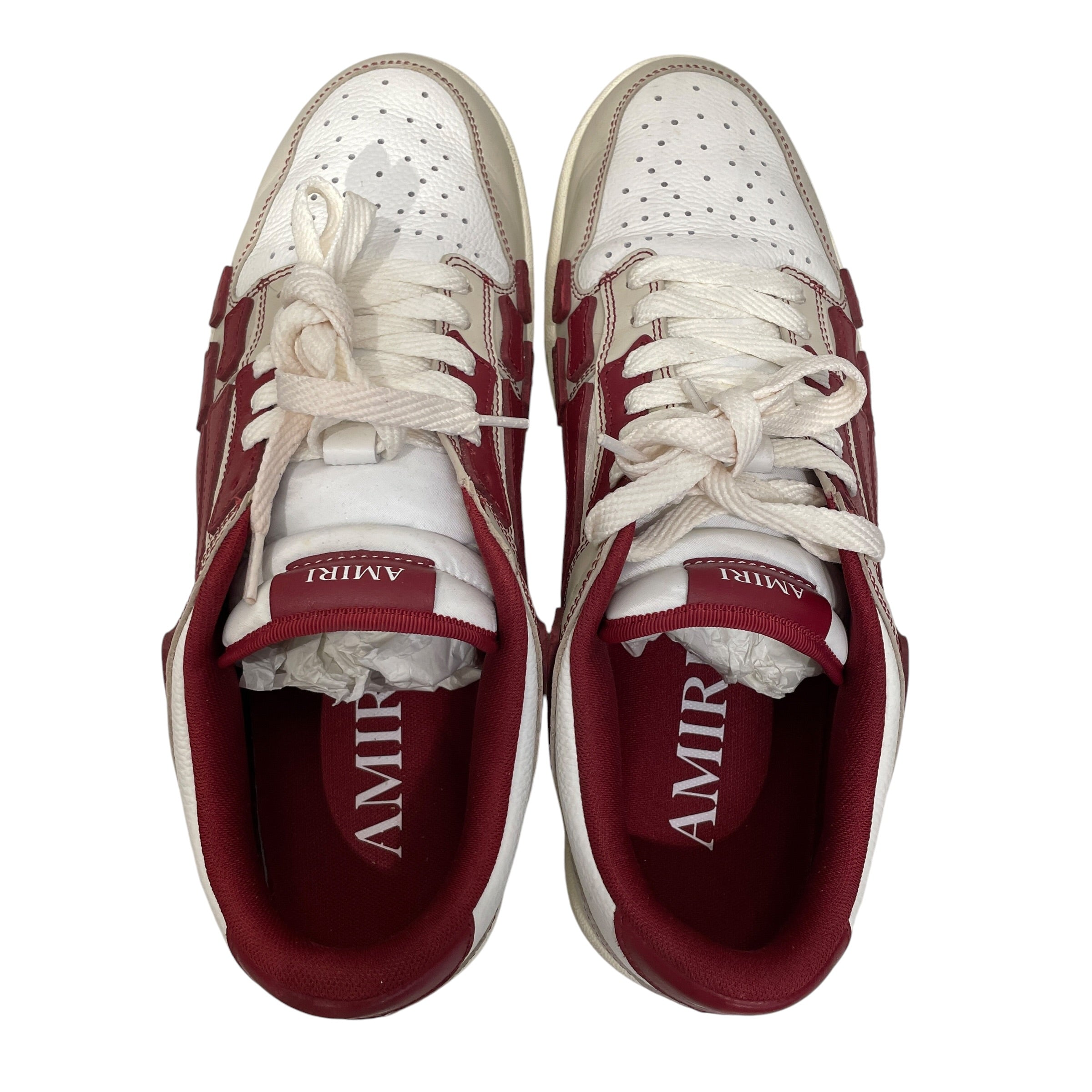 AMIRI/Low-Sneakers/US 14/Leather/BRD/VARISTY SKUL LOW view 3