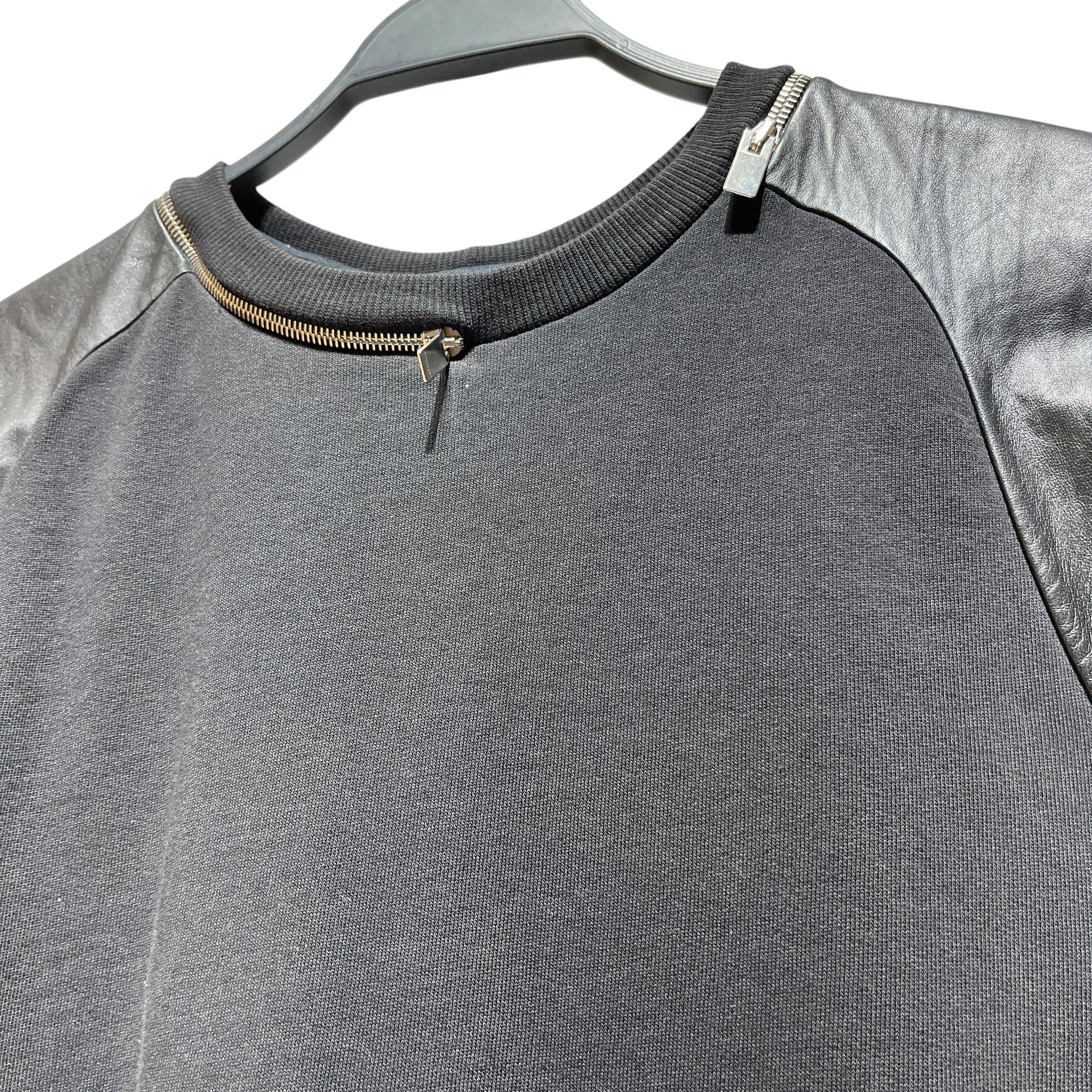 SAINT LAURENT/SL Blouse/40/Cotton/BLK/ view 2