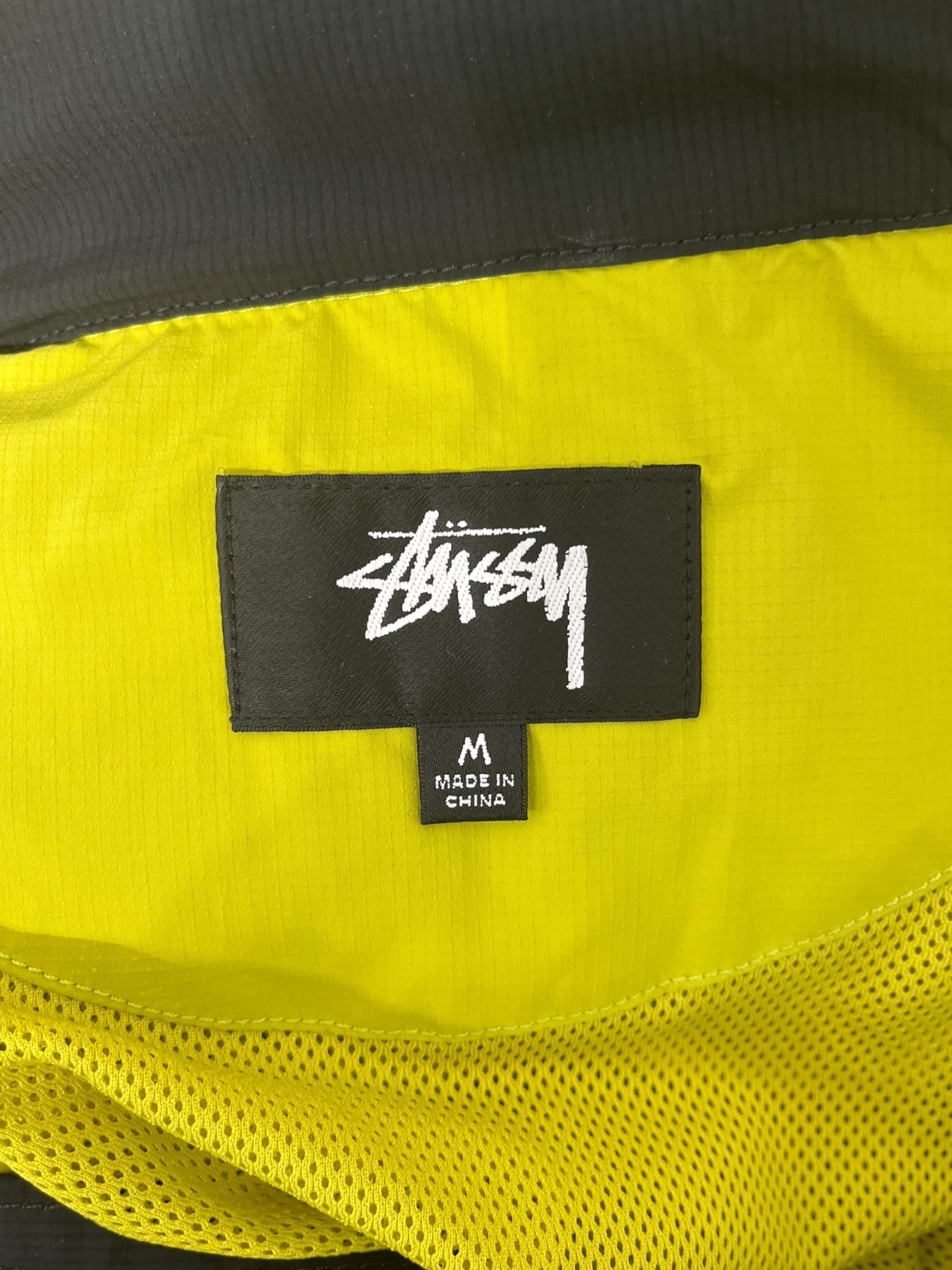 STUSSY/Windbreaker/M/Polyester/GRN/STUSSY MX JKT LIME WINDBREAKER view 3
