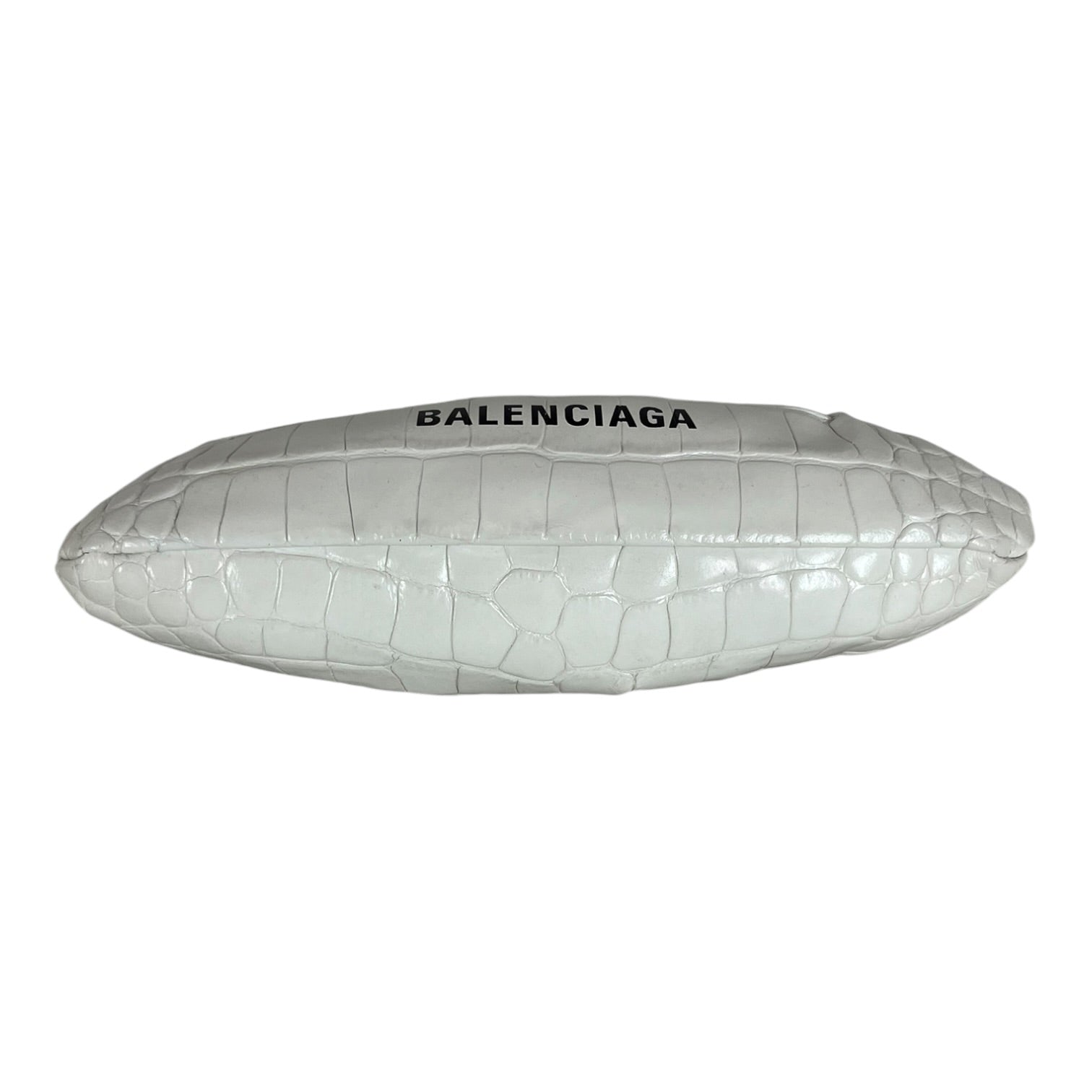 BALENCIAGA/Cross Body Bag/Leather/WHT/SMALL EMBOSSED LEATHER BAG view 4