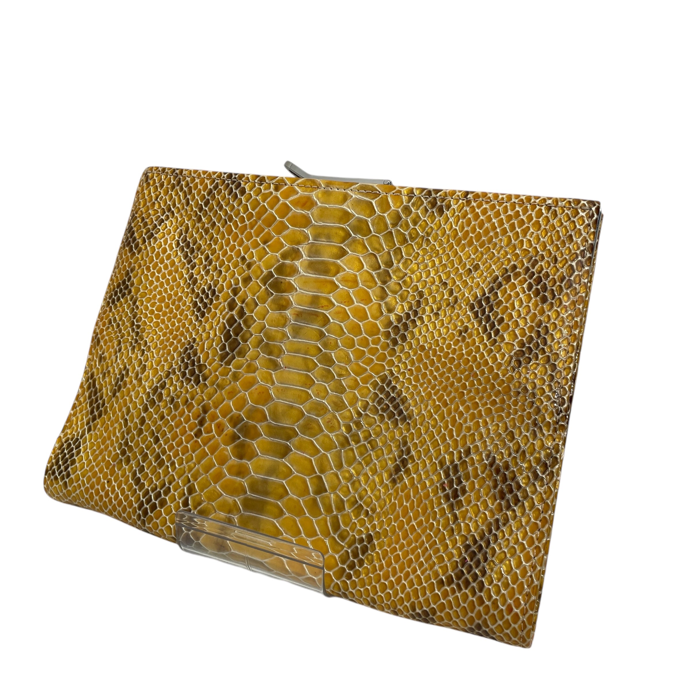 Abas/Clutch Bag/OS/Leather/YEL/ view 2