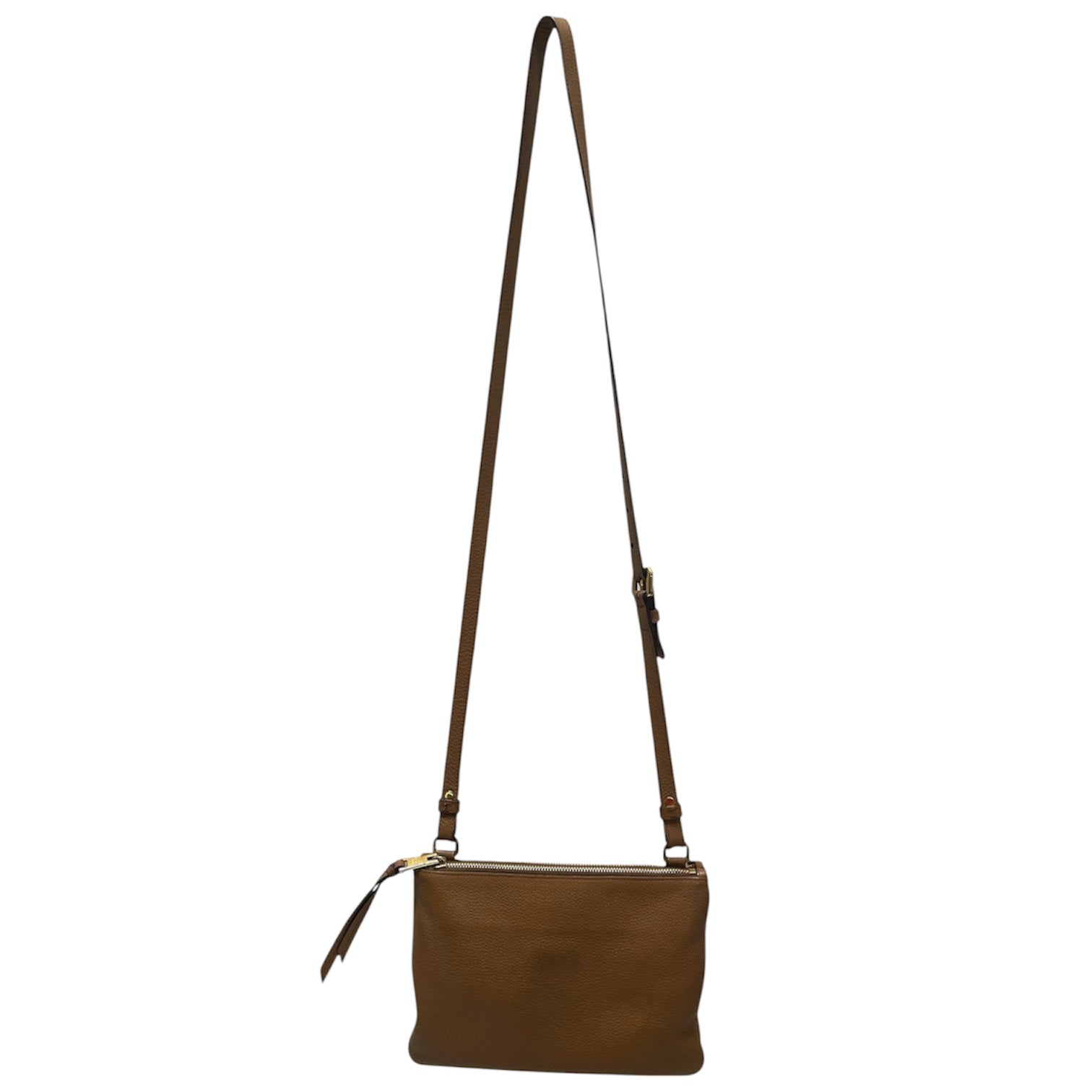 PRADA/Cross Body Bag/Leather/BRW/VITELLO DAINO view 2