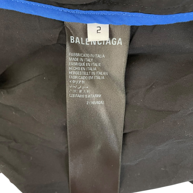 BALENCIAGA/Windbreaker/2/Nylon/BLK/Graphic/3B ZIP UP JACKET