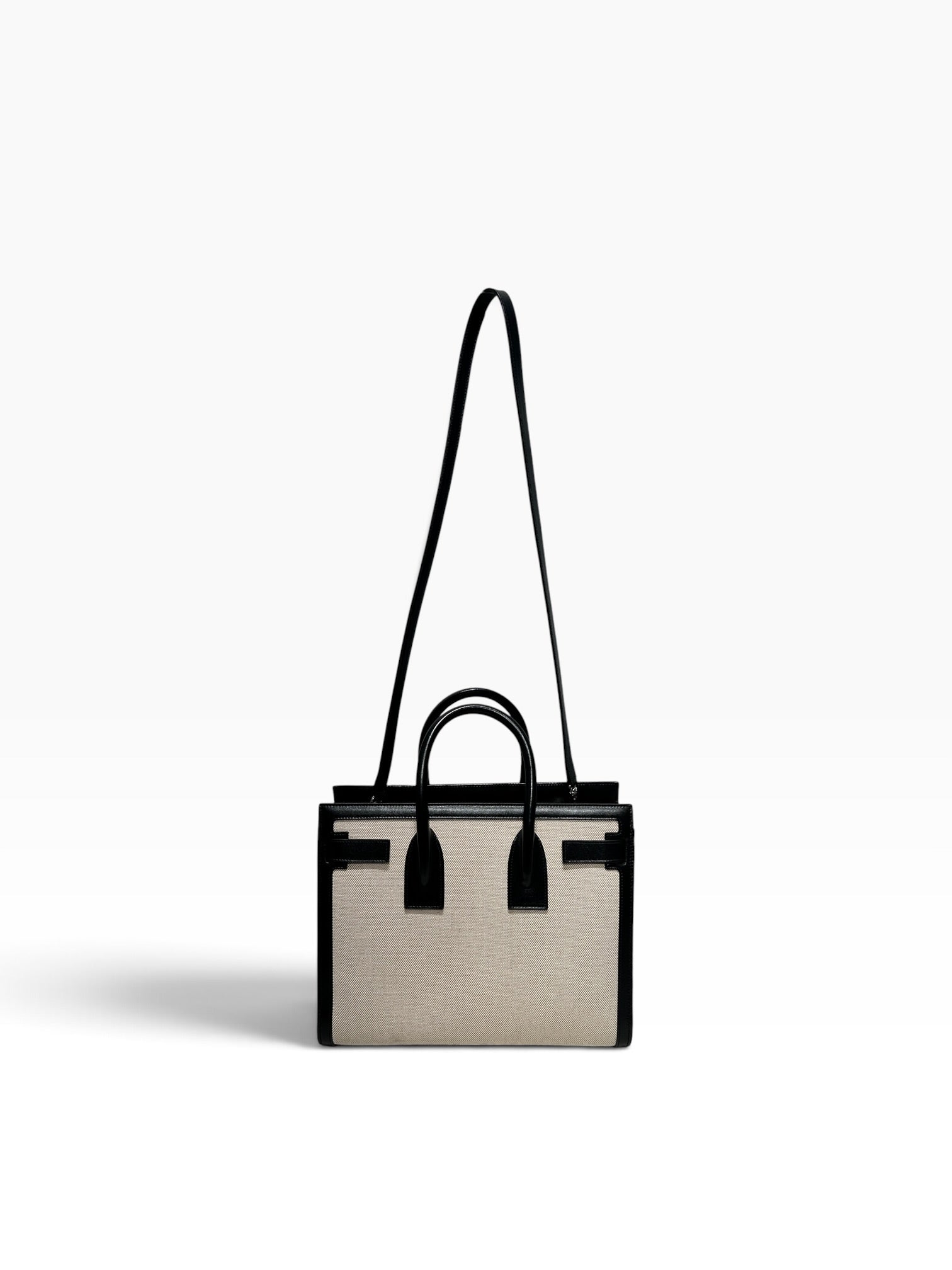SAINT LAURENT/Bag/CRM/leather sac de jour view 3