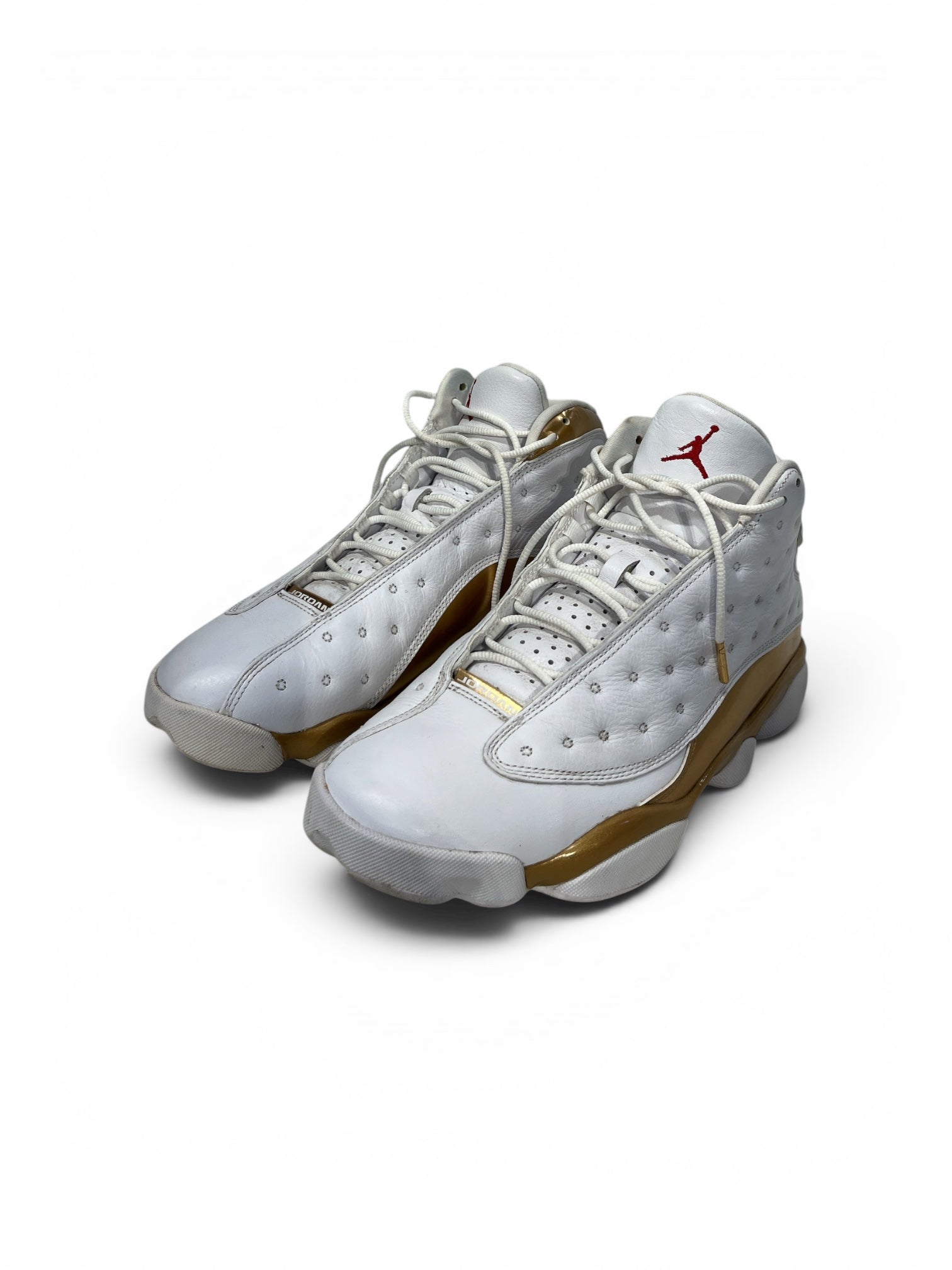 JORDAN BRAND/Hi-Sneakers/US 9.5/Leather/WHT/jordan 13 dmp view 1