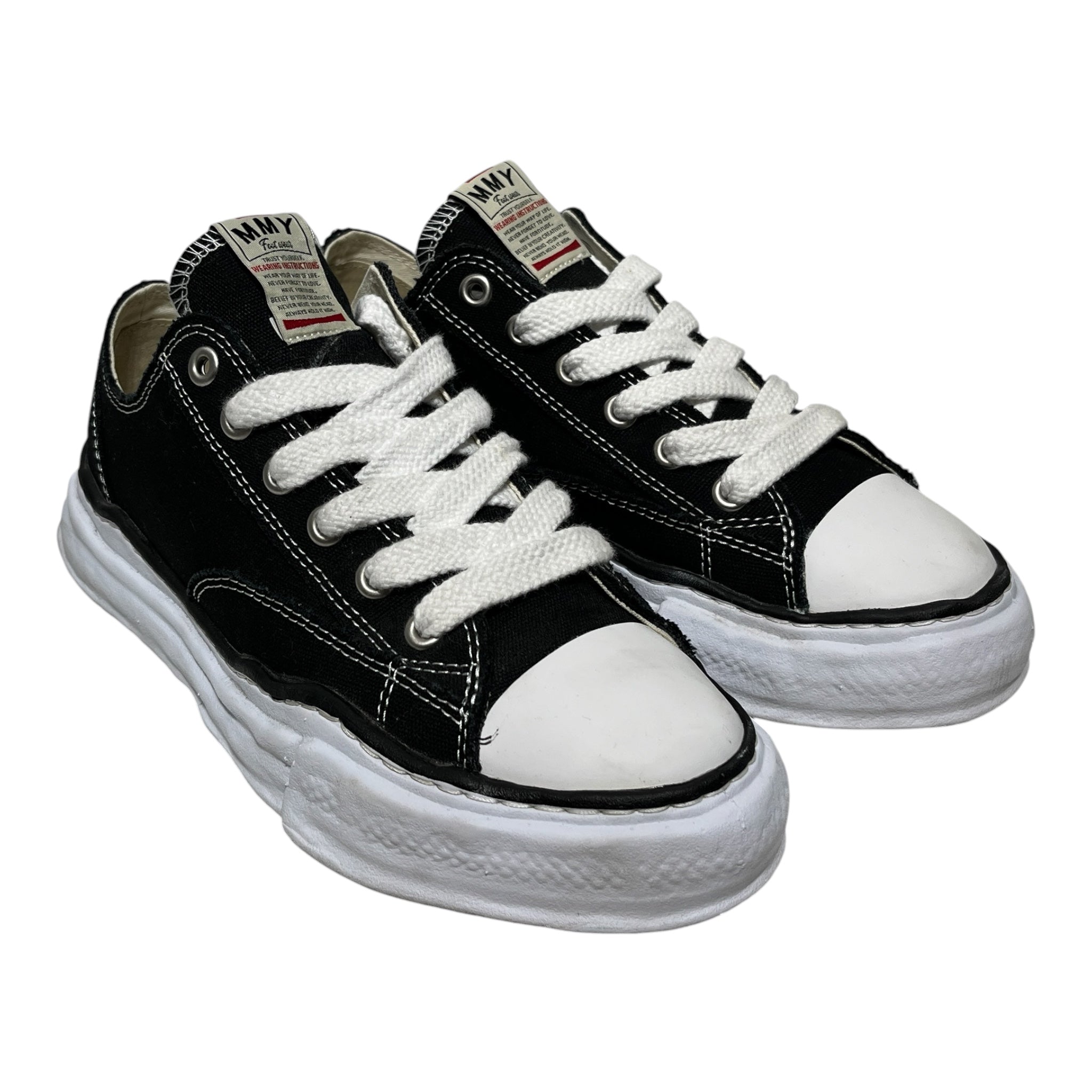 Maison Mihara Yasuhiro/Low-Sneakers/US 11/Cotton/BLK/Peterson Low view 1