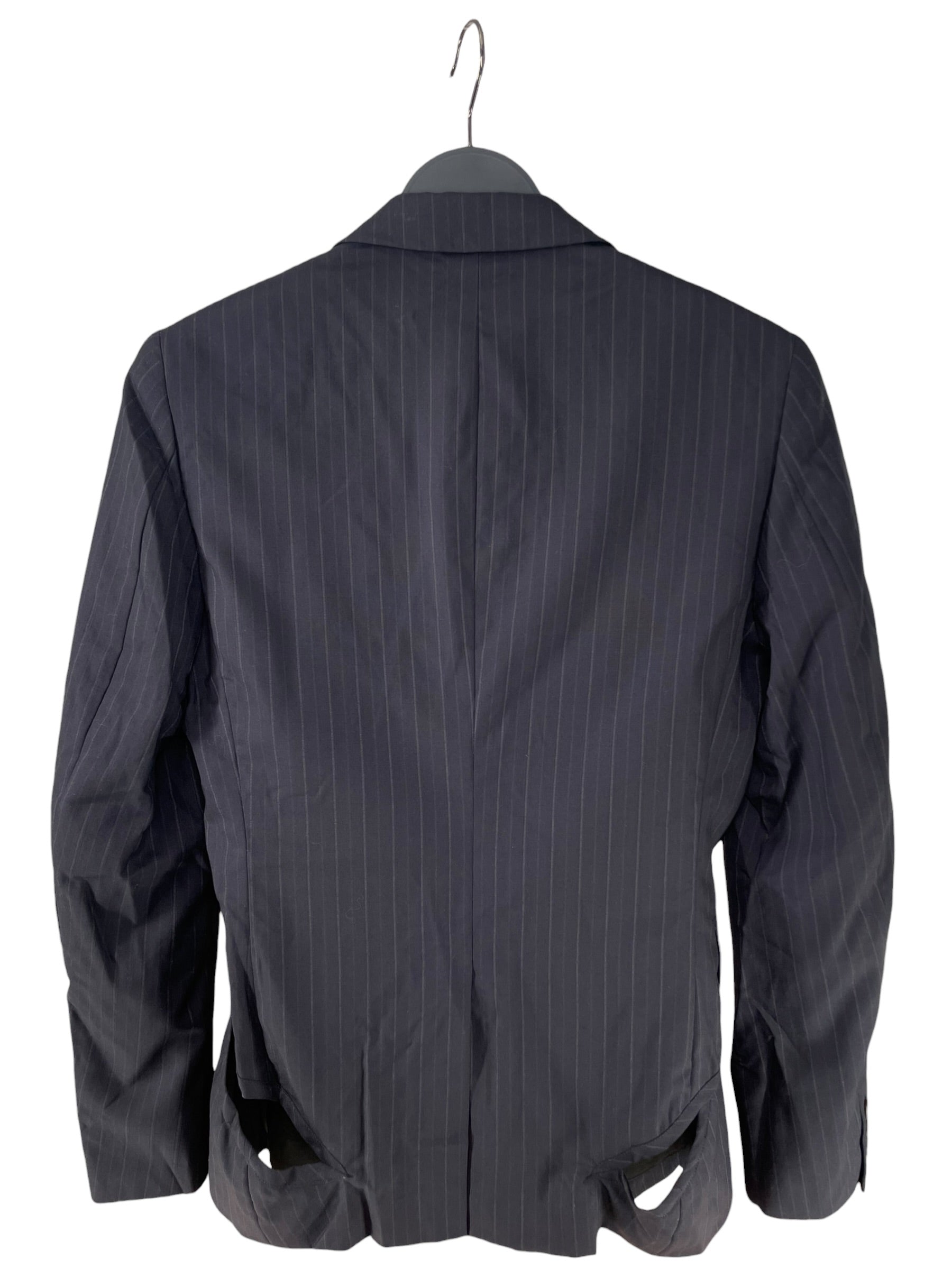 COMME des GARCONS HOMME PLUS/Tailored Jkt/XS/Navy/Wool/Stripe/PQ-J069 view 2
