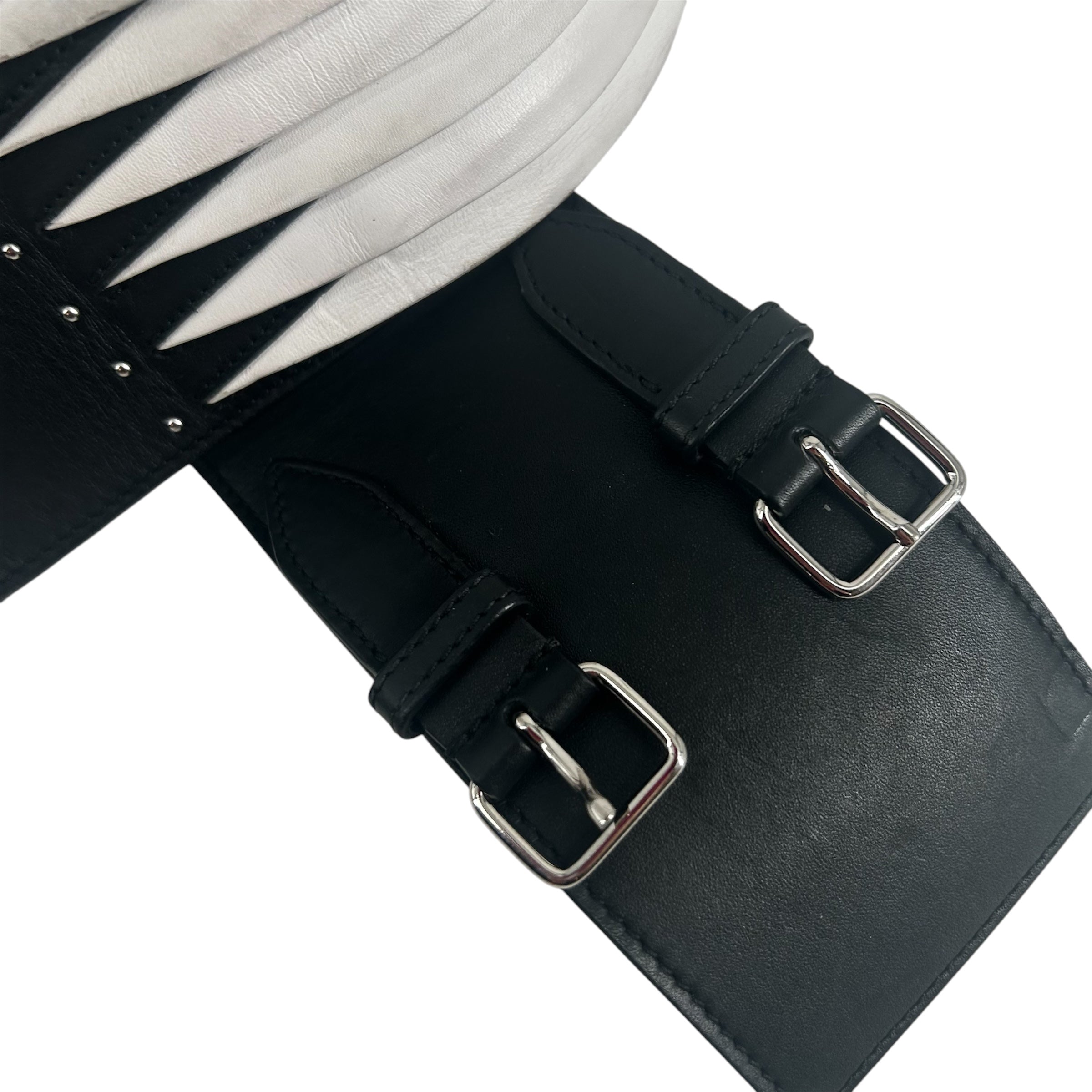 ALAIA/Belt/Leather/BLK/ view 3