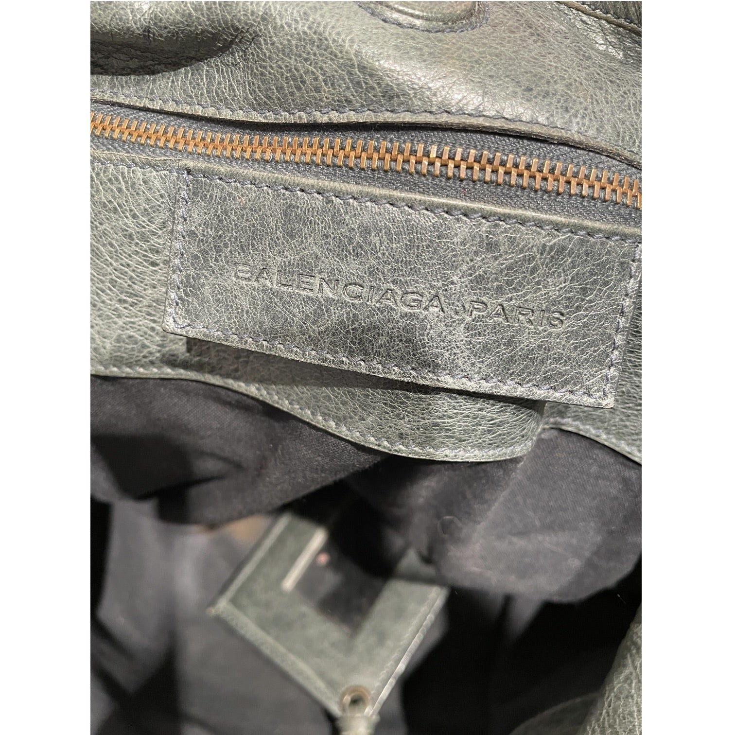 BALENCIAGA/Bag/Leather/GRN/BOY CITY BAG view 3