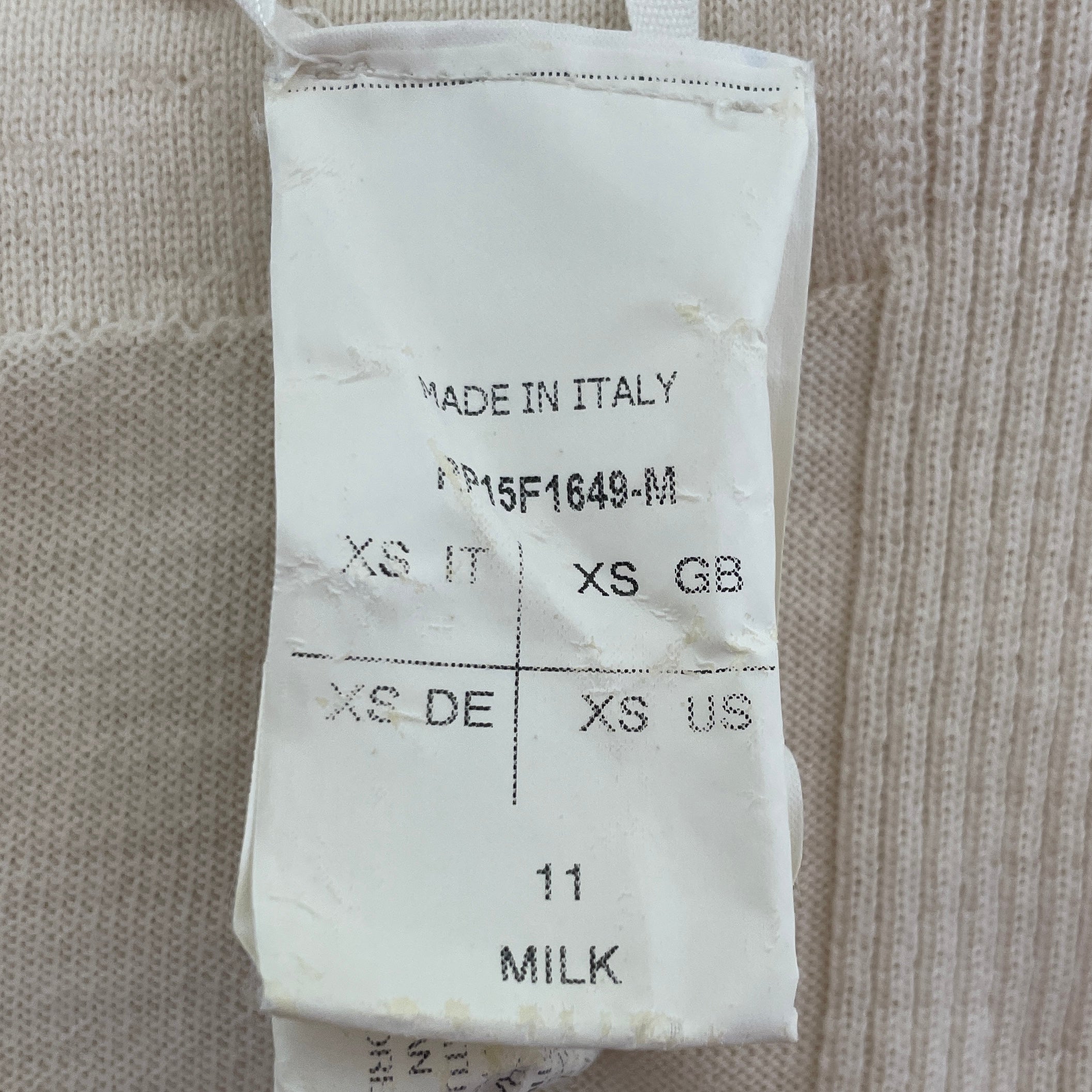 Rick Owens/Cardigan/XS/Wool/CRM/PP15F1649-M view 3