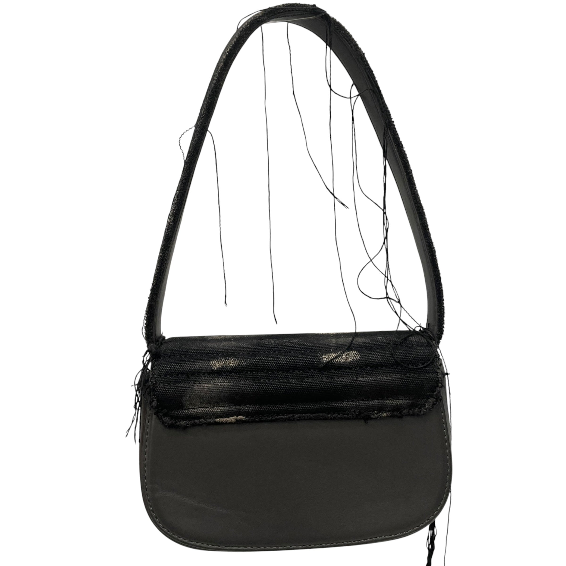 DIESEL/Hand Bag/All Over Print/Cotton/BLK/DISTRESSED D LOGO BAG view 2