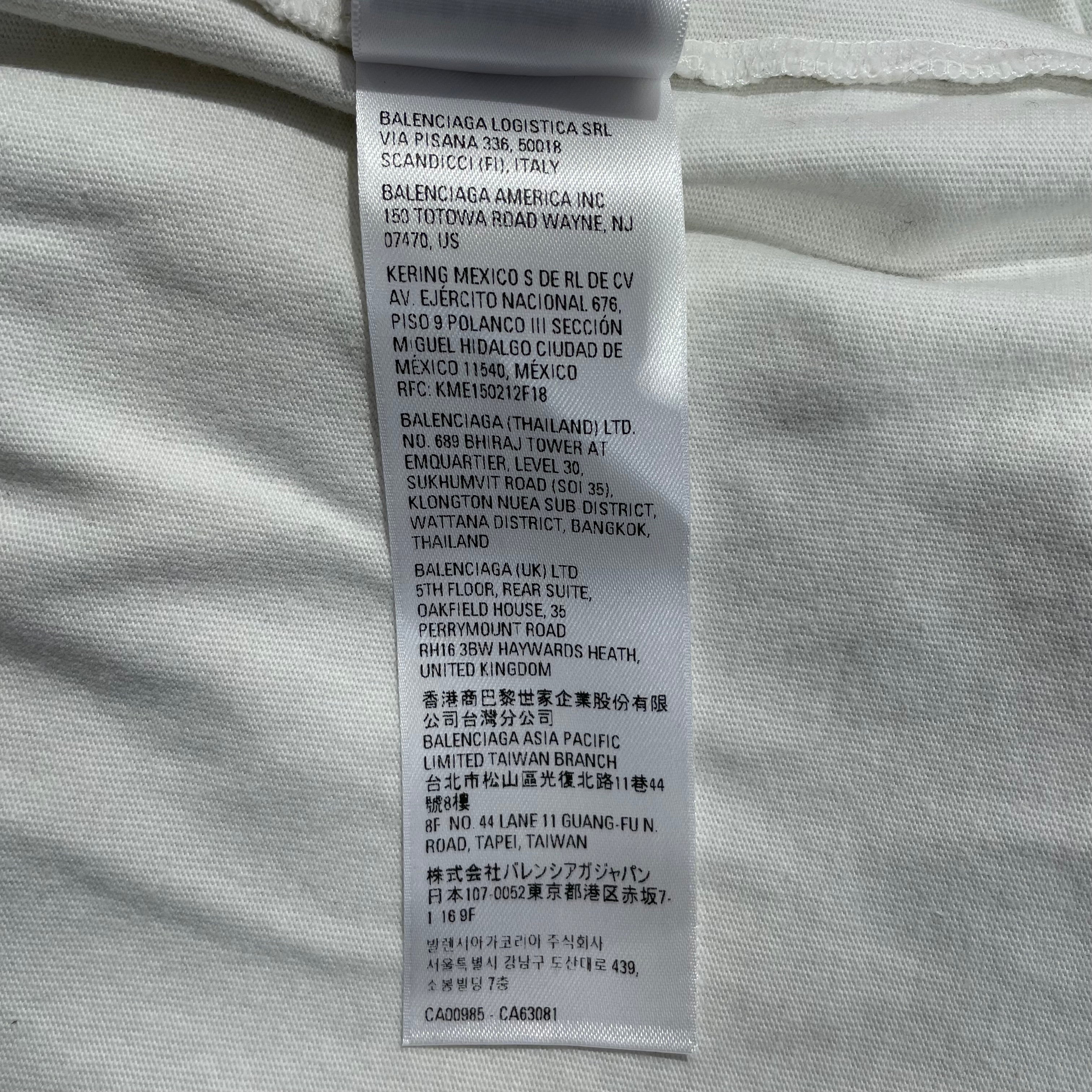 BALENCIAGA/T-Shirt/5/Cotton/CRM/2022 NYSE view 6