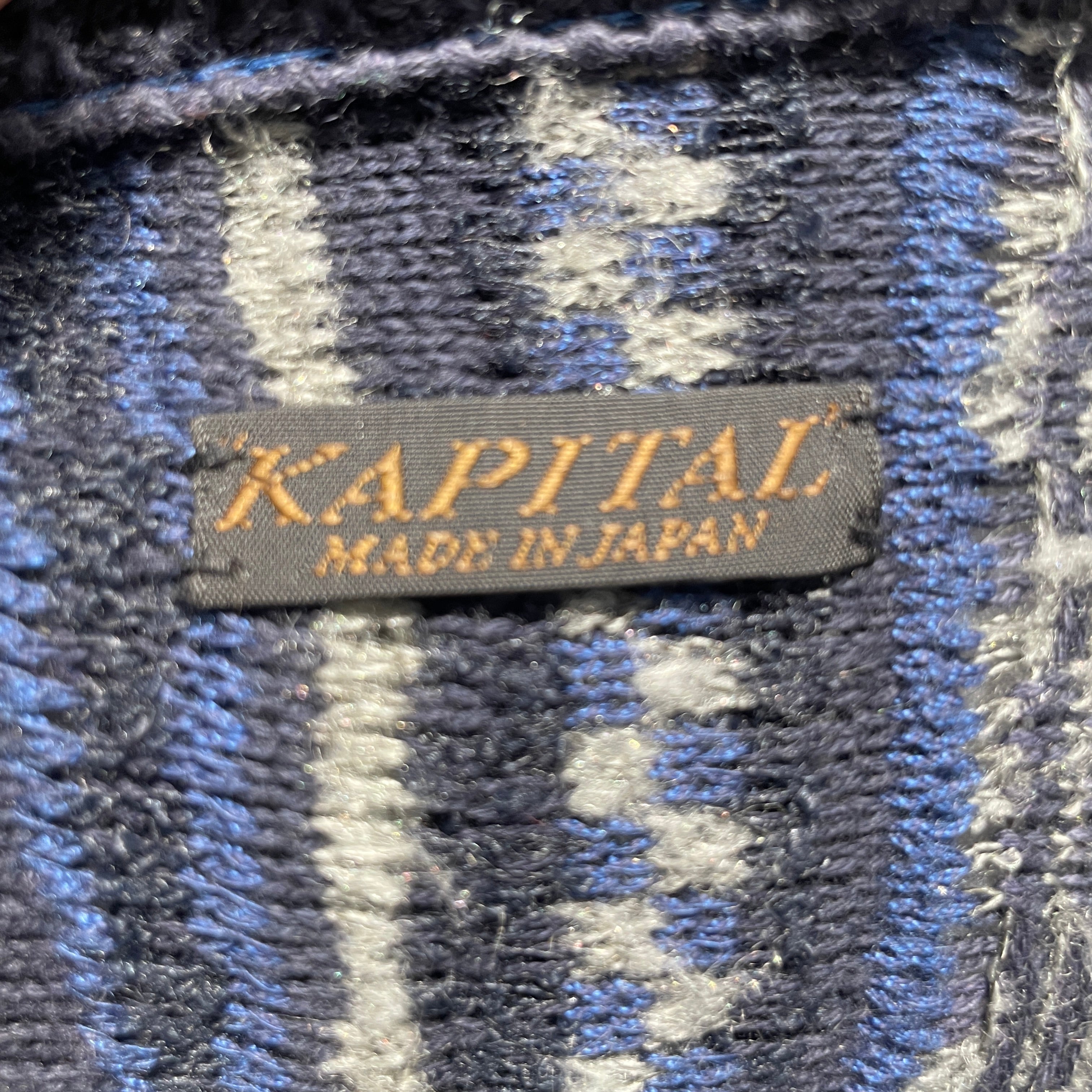 KAPITAL/Cardigan/L/Cotton/NVY/ view 3
