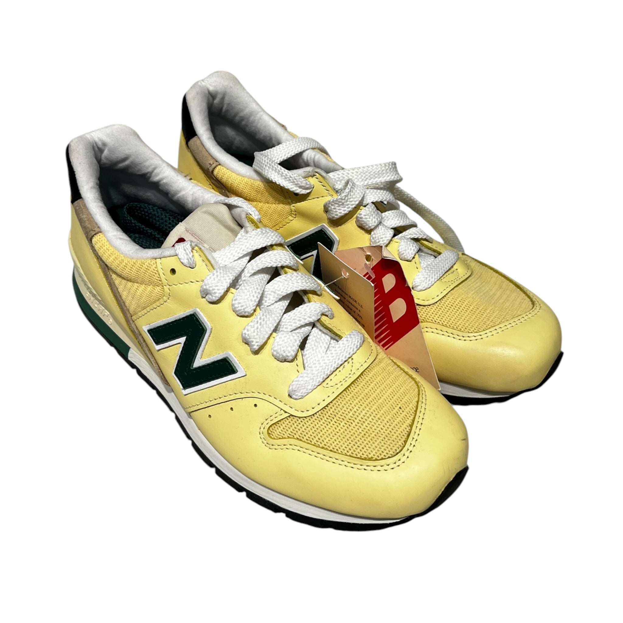 NEW BALANCE/Low-Sneakers/US 8.5/Border/Cotton/BEG/ALD 996 view 1