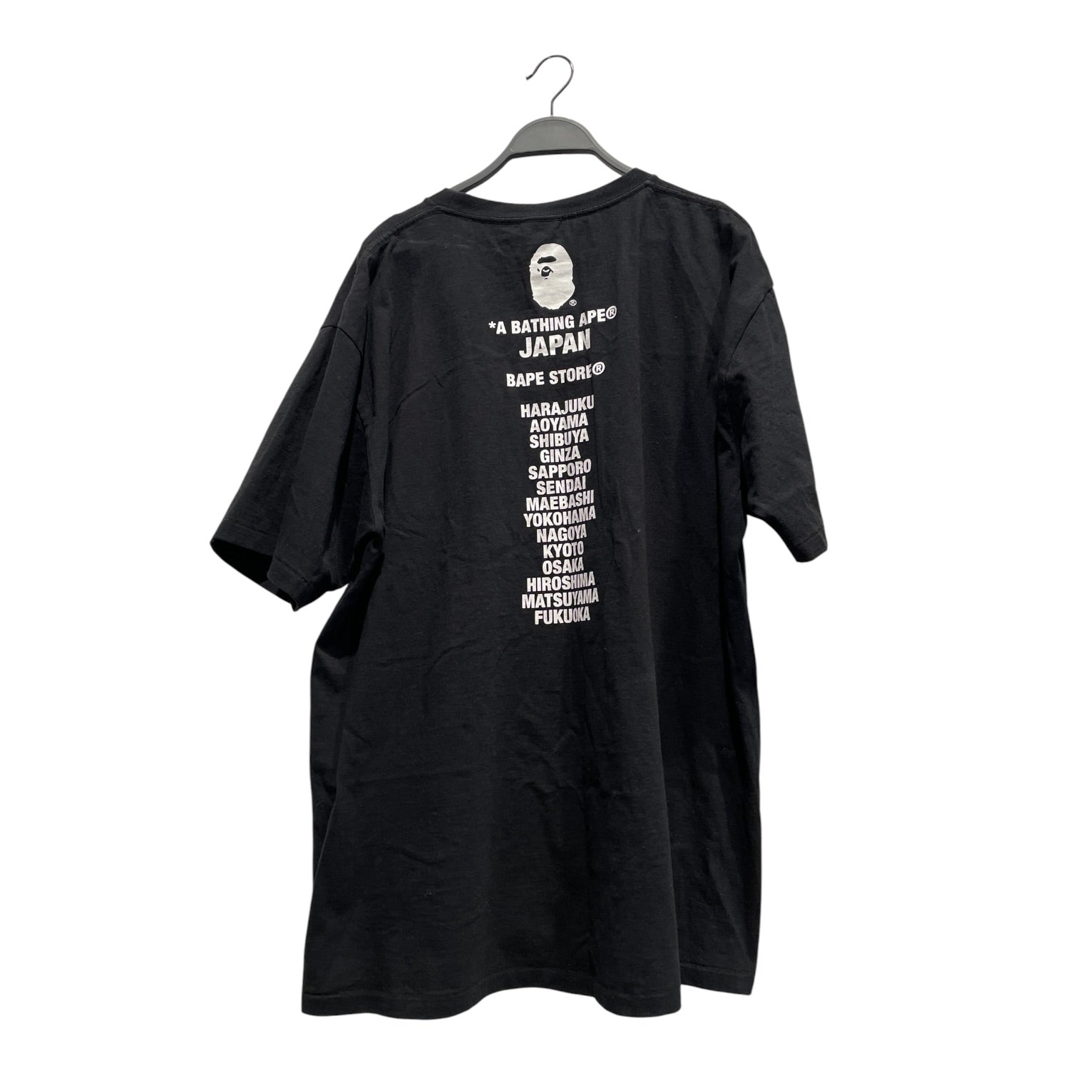 BAPE STA!/T-Shirt/XXL/BLK/BIG APE HEAD JAPAN TEE view 2