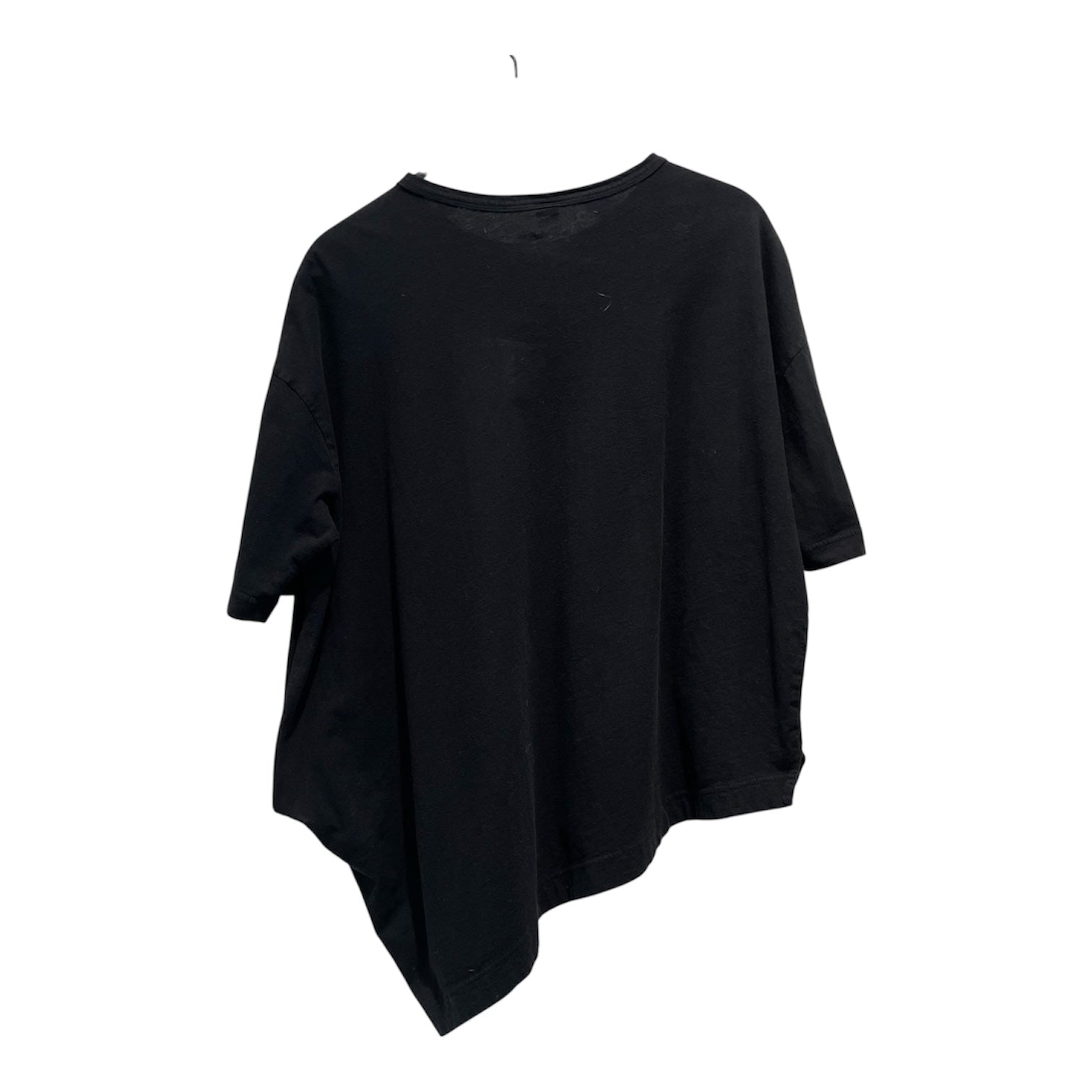 Y's/T-Shirt/2/Cotton/BLK/asymetric view 2