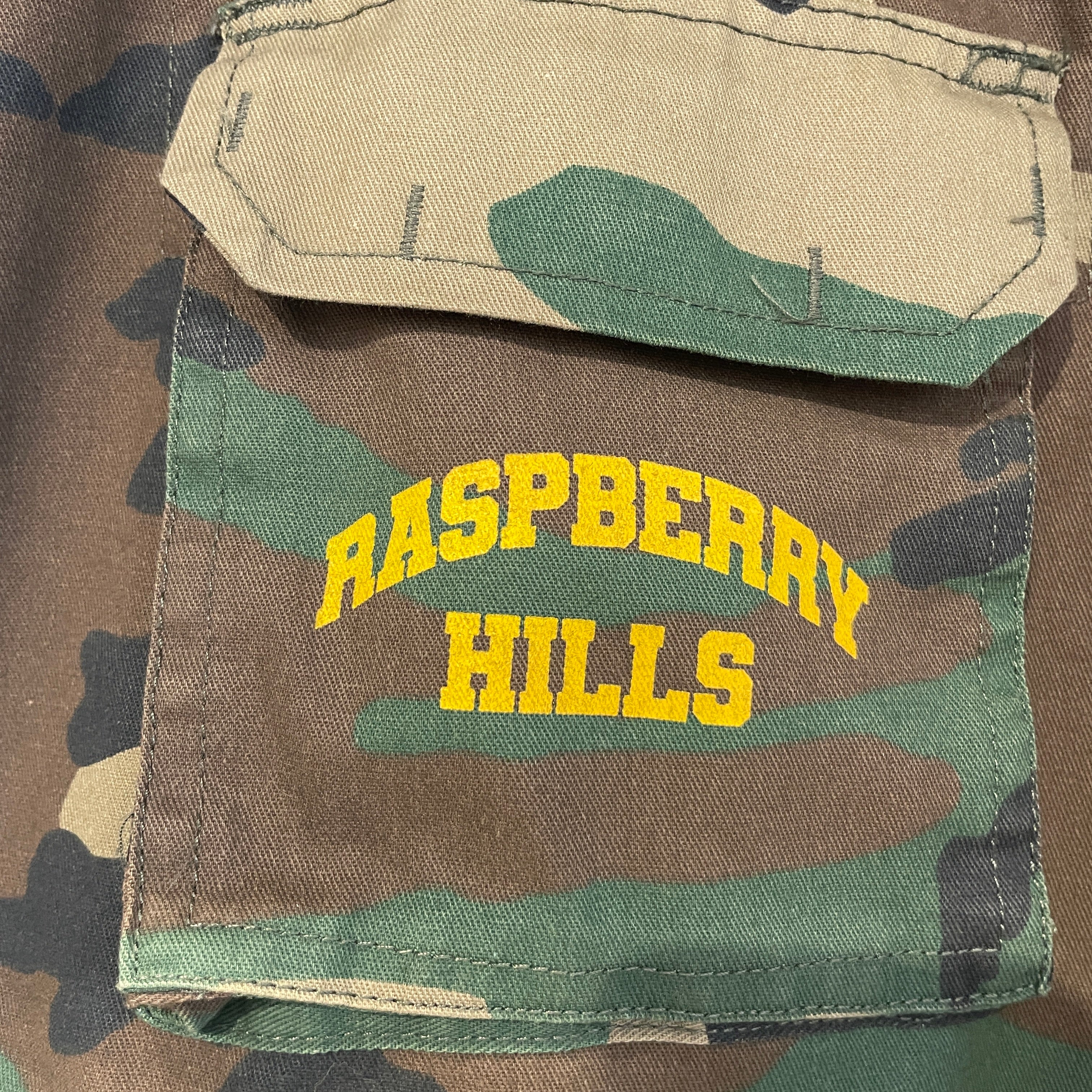 Raspberry Hills/Shorts/XL/Cotton/GRN/Camouflage/YELLOW TEXT view 4
