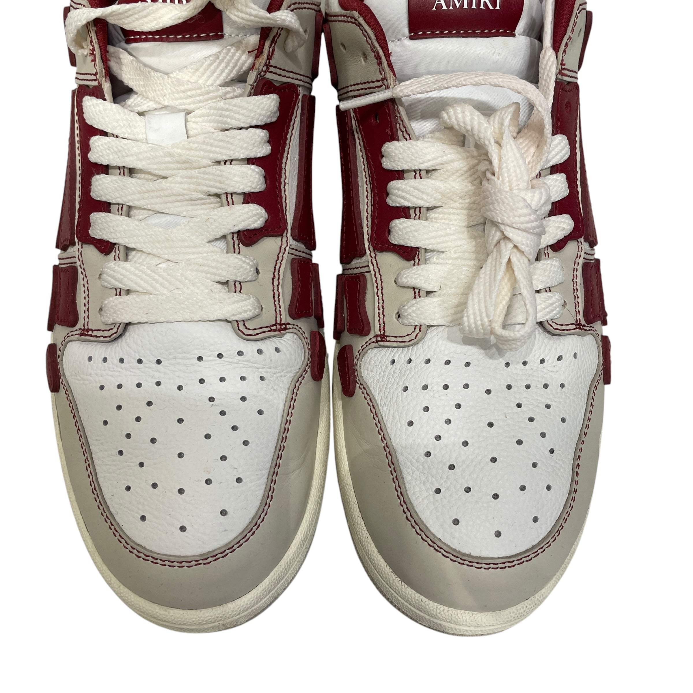 AMIRI/Low-Sneakers/US 14/Leather/BRD/VARISTY SKUL LOW view 4