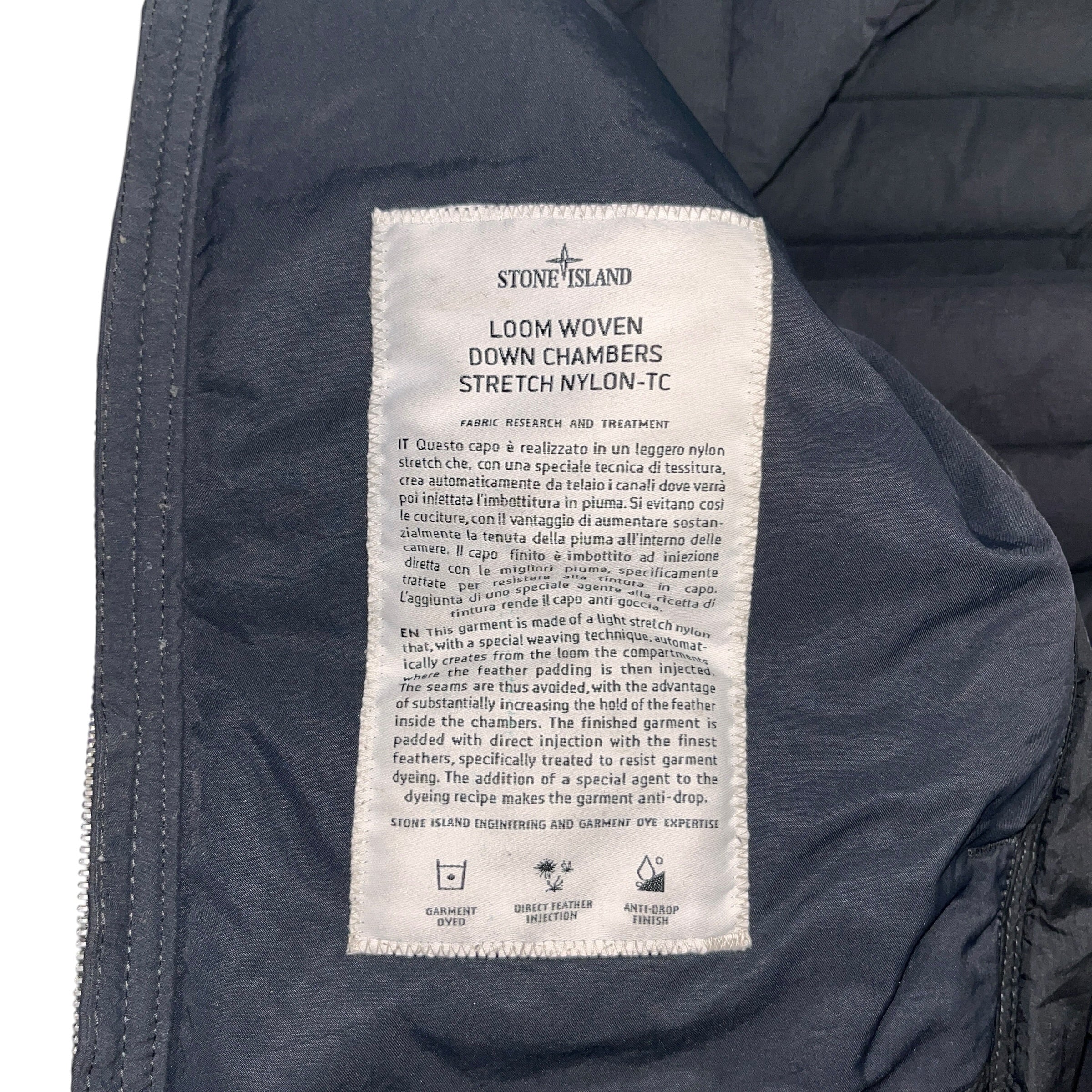 STONE ISLAND/Puffer Vest/M/Nylon/BLK/7415G0225 view 4