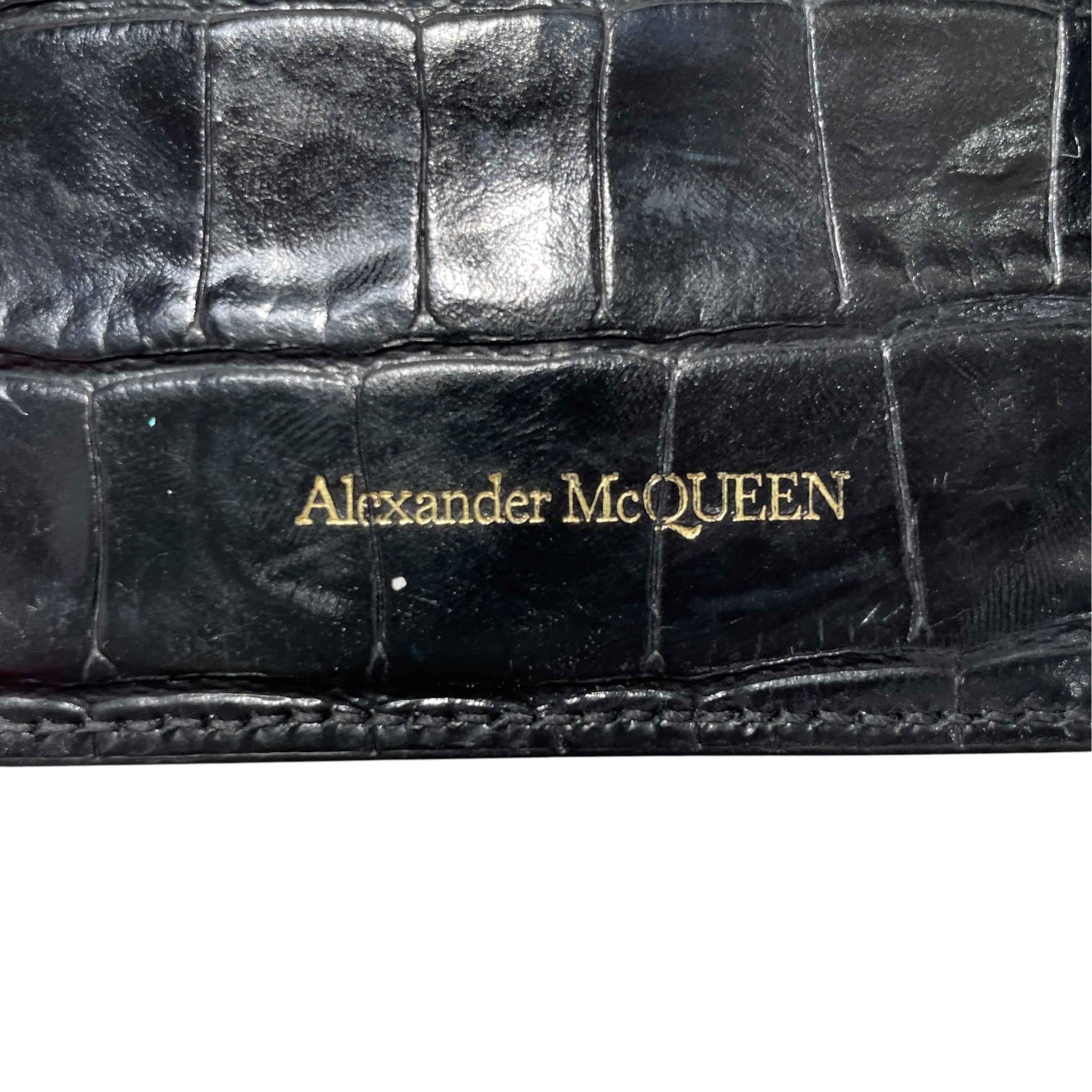 Alexander McQueen/Wallet/Acrylic/BLK/M's/ view 3